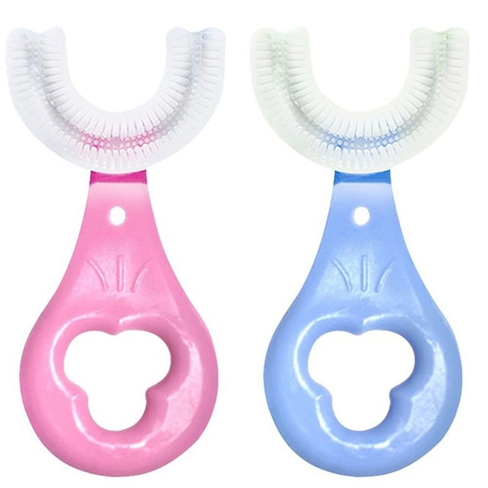 U Shape Kids Toothbrush for kids with effective care and performance. thumbnail 5