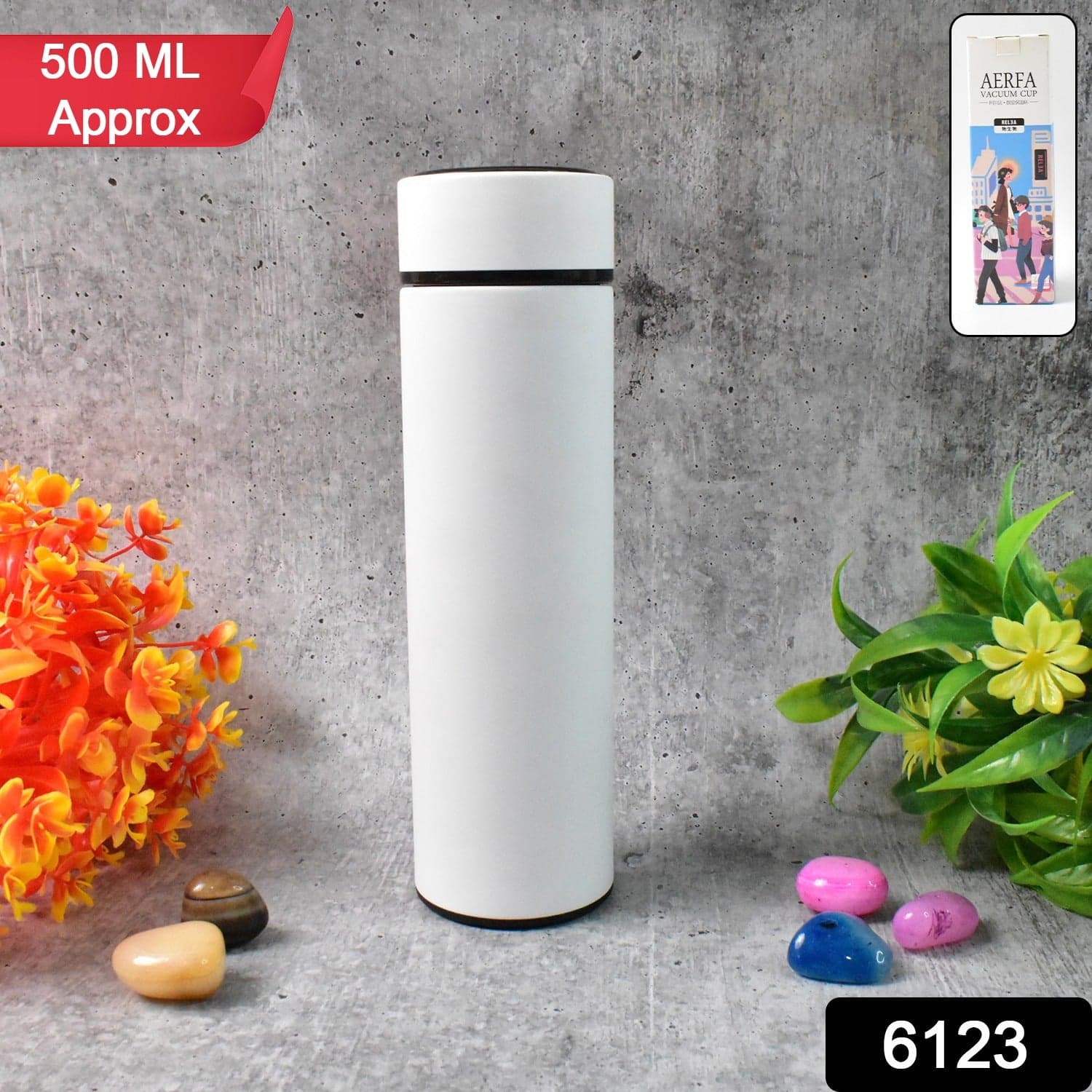 Stainless Steel Vacuum Flask with Digital Temperature Display thumbnail 2