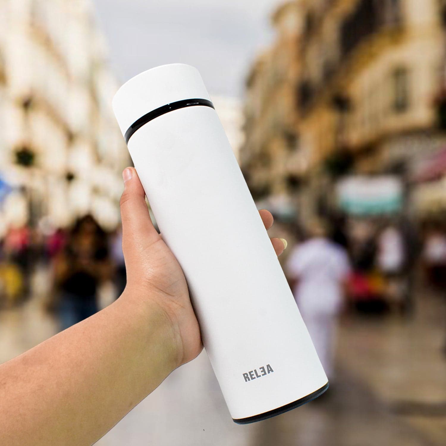 Stainless Steel Vacuum Flask with Digital Temperature Display thumbnail 6