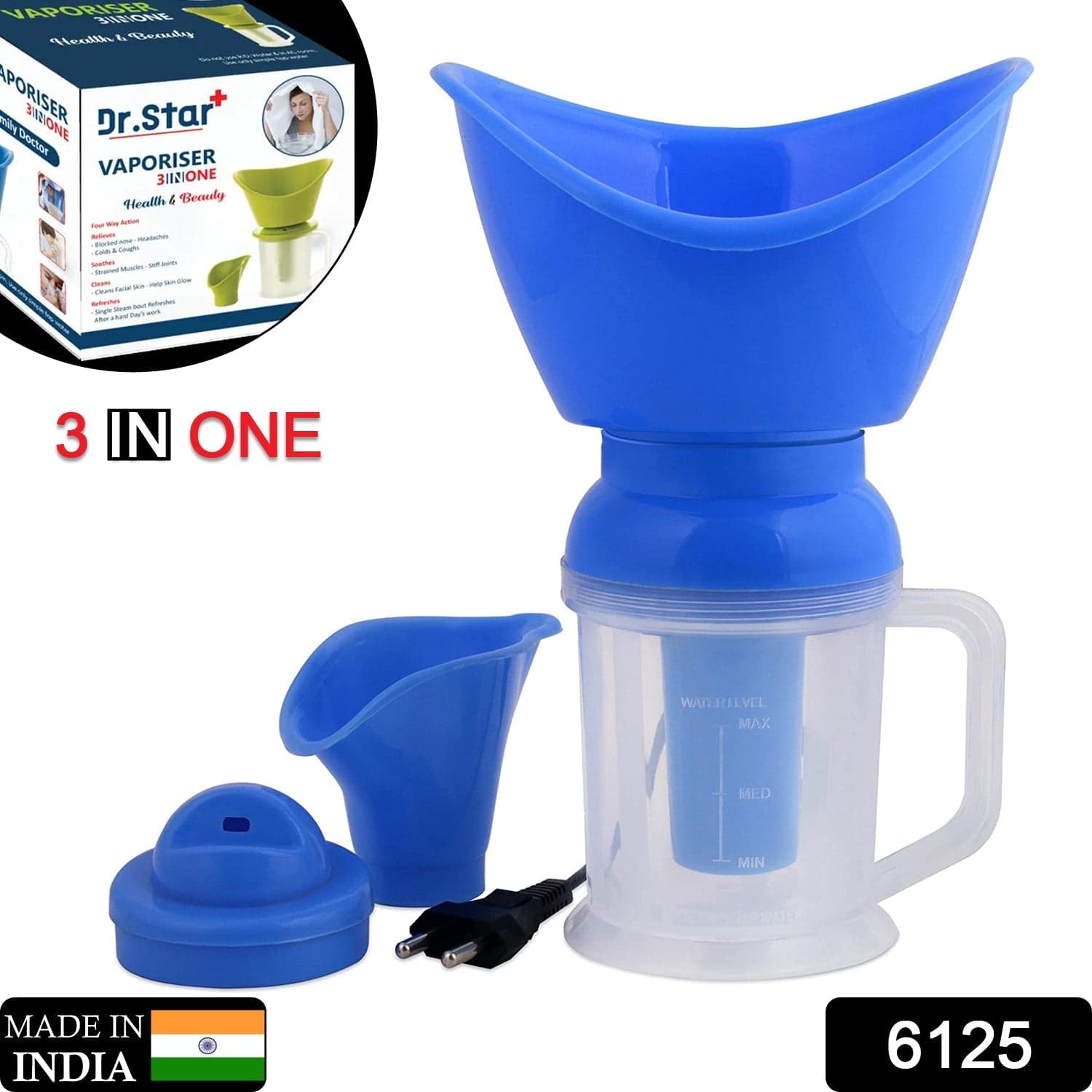 3 in 1 Vaporizer used in inhaling specially during cold and ill body types etc. thumbnail 2