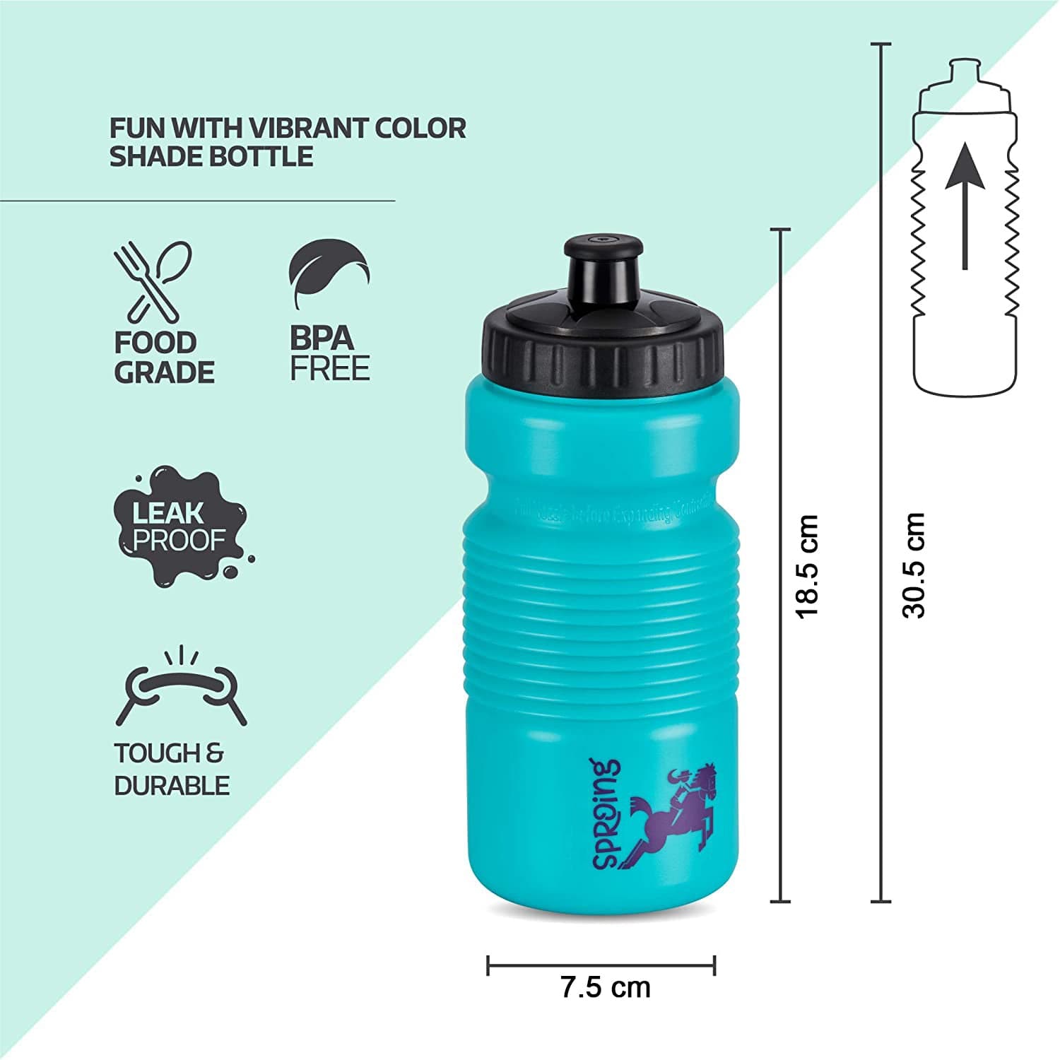 Pull N Stretch Water Bottle For Storing Drinking Water Used In Many Places Like School thumbnail 6
