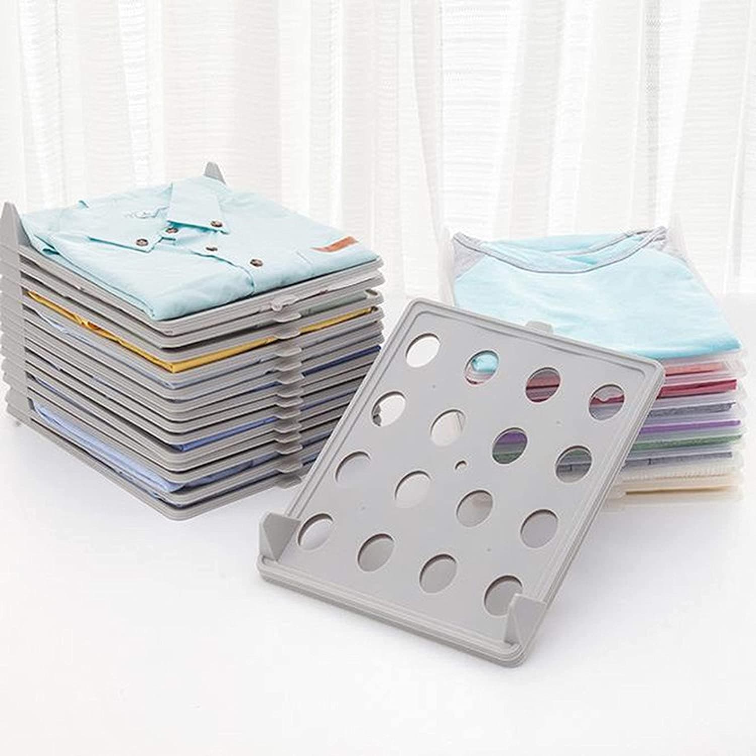 Cloth Organizer Of Ideal For Household & Ironing Shops For Neat Fabric Storage (1 Pc thumbnail 9