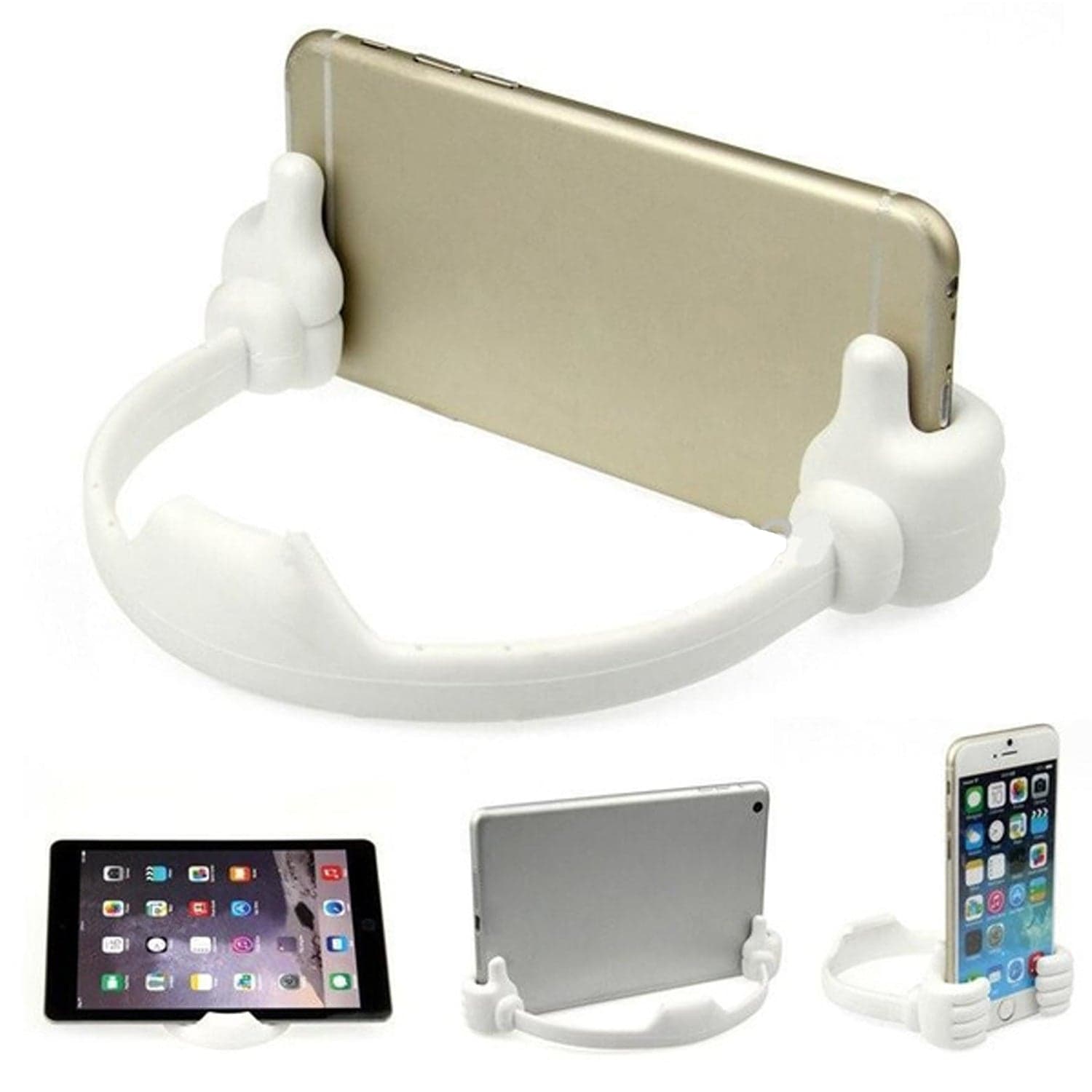 4 Pc Hand Shape Mobile Stand used in all kinds of places including household and offices as a mobile supporting stand. thumbnail 3