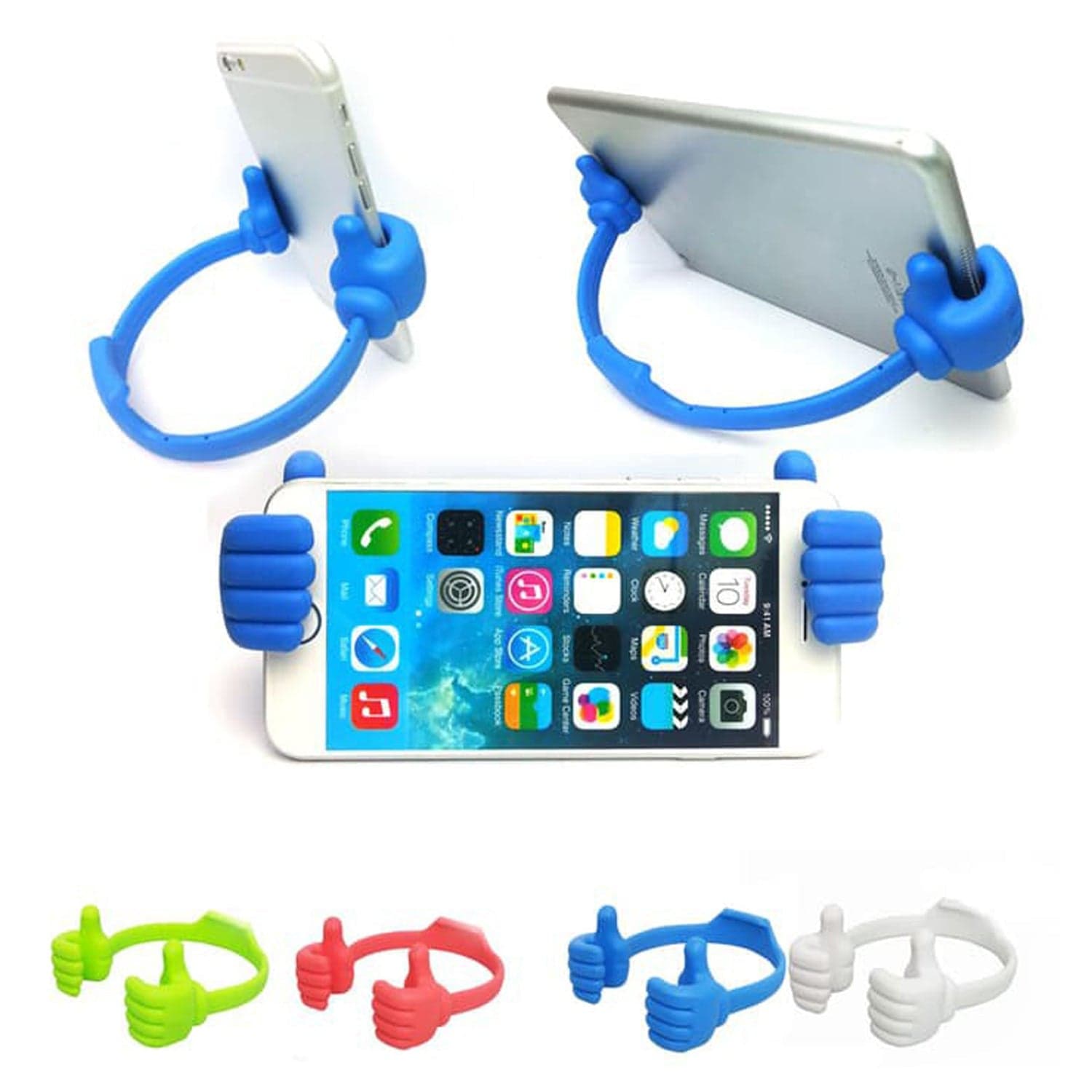 4 Pc Hand Shape Mobile Stand used in all kinds of places including household and offices as a mobile supporting stand. thumbnail 8
