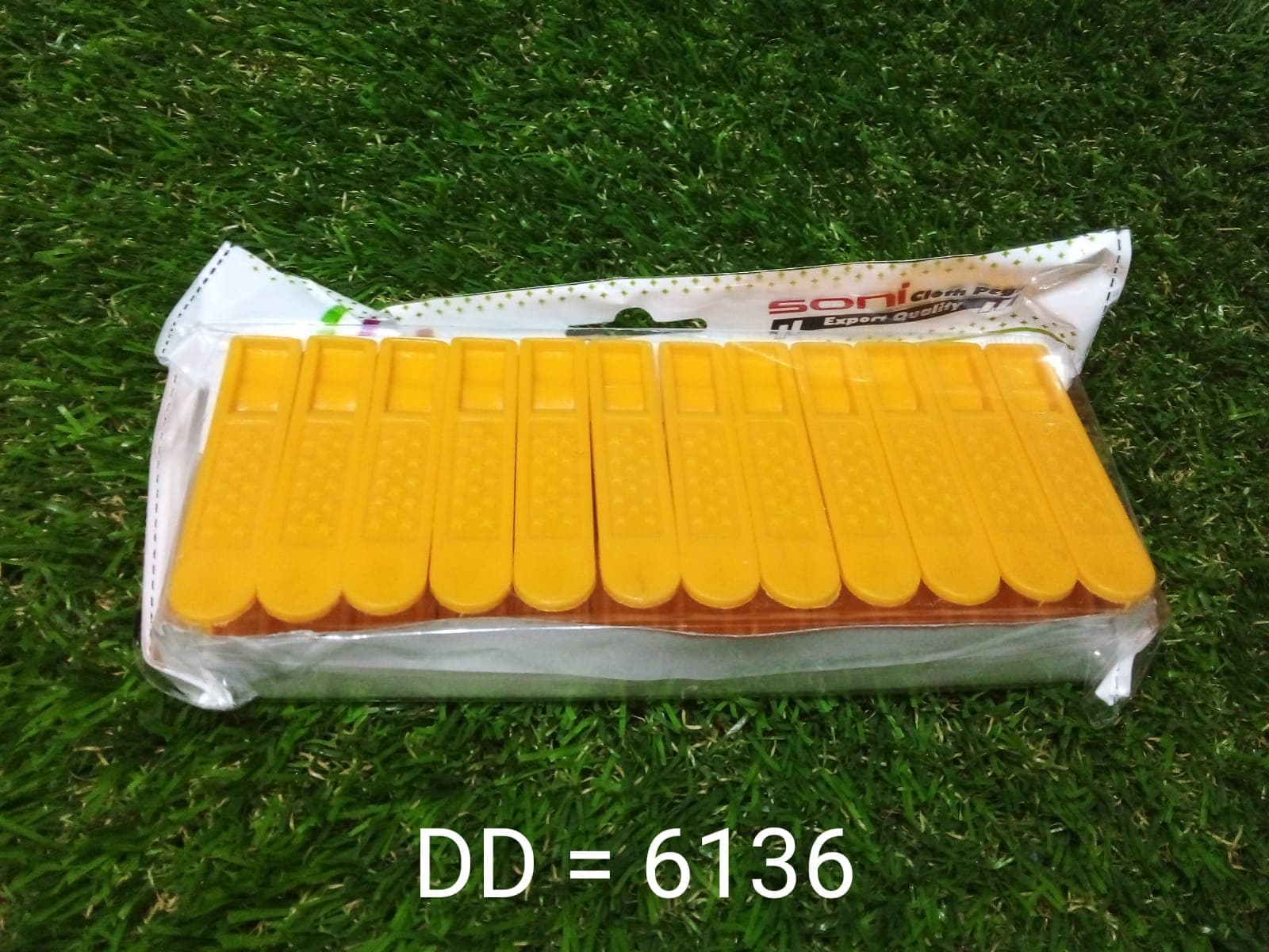 12 Pc Set Cloth Clip used in all kinds of household and official places for holding cloths and stuffs purposes. thumbnail 8
