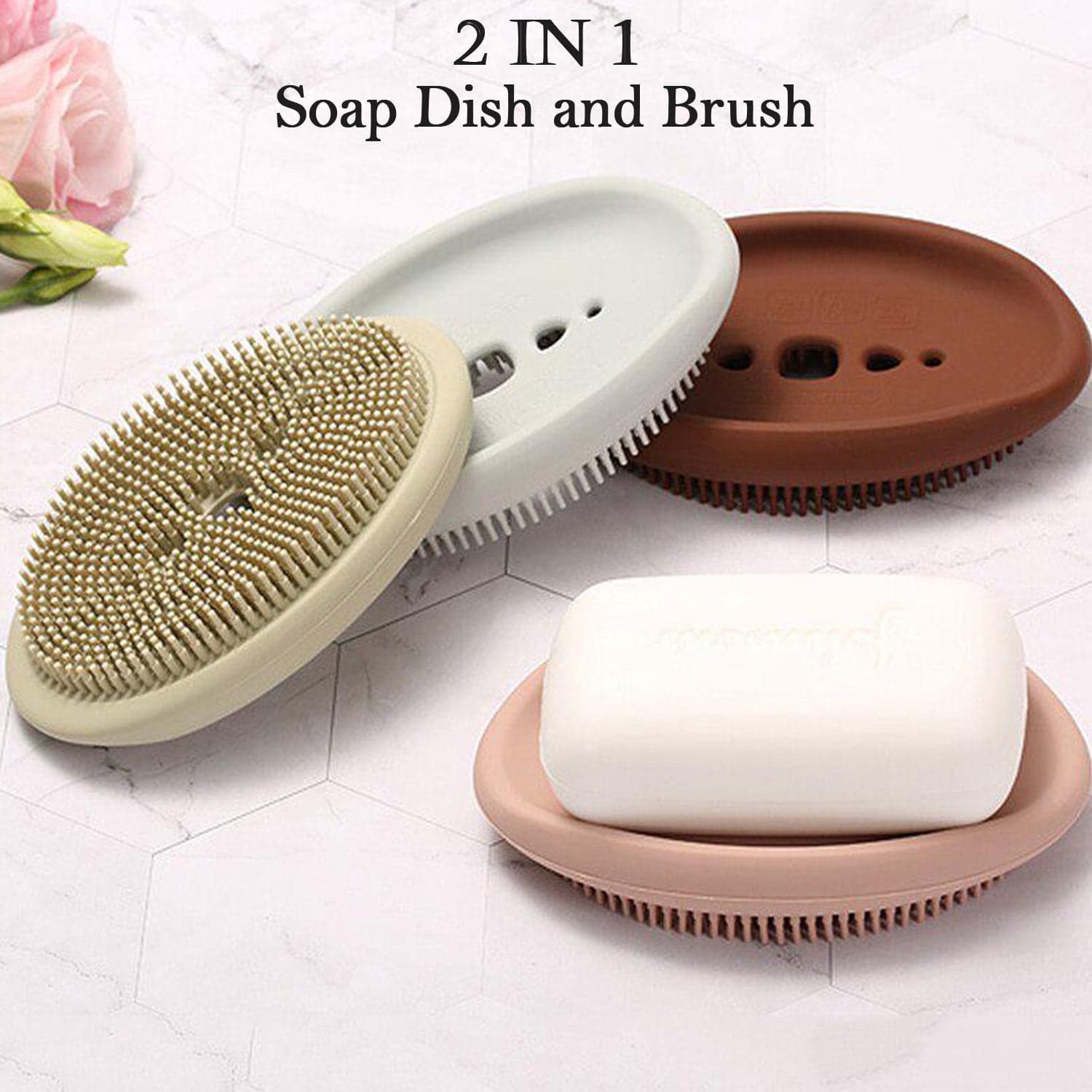 2 In 1 Silicone Cleaning Brush Used In All Kinds Of Bathroom Purposes For Cleaning And Washing Floors thumbnail 6