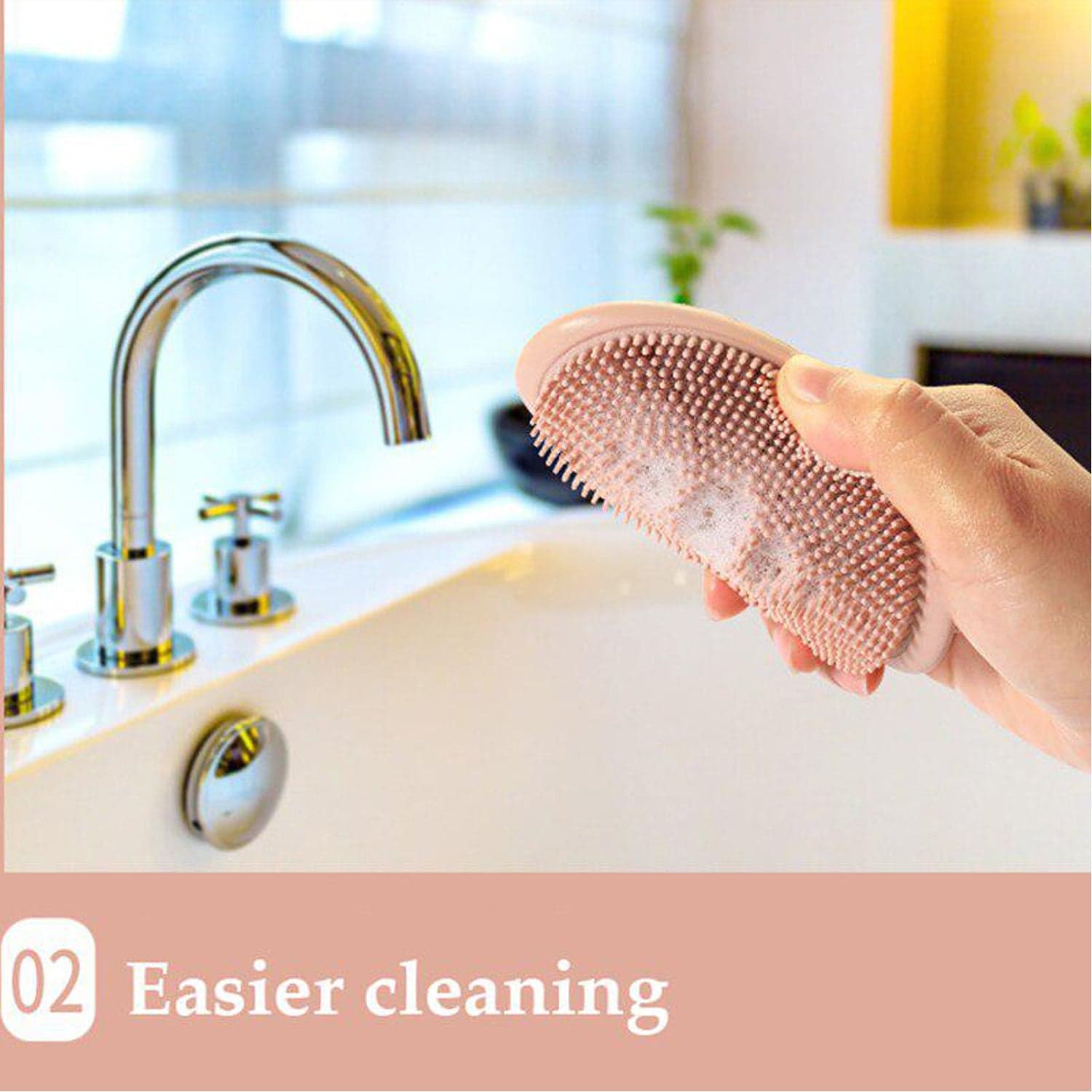2 In 1 Silicone Cleaning Brush Used In All Kinds Of Bathroom Purposes For Cleaning And Washing Floors thumbnail 8