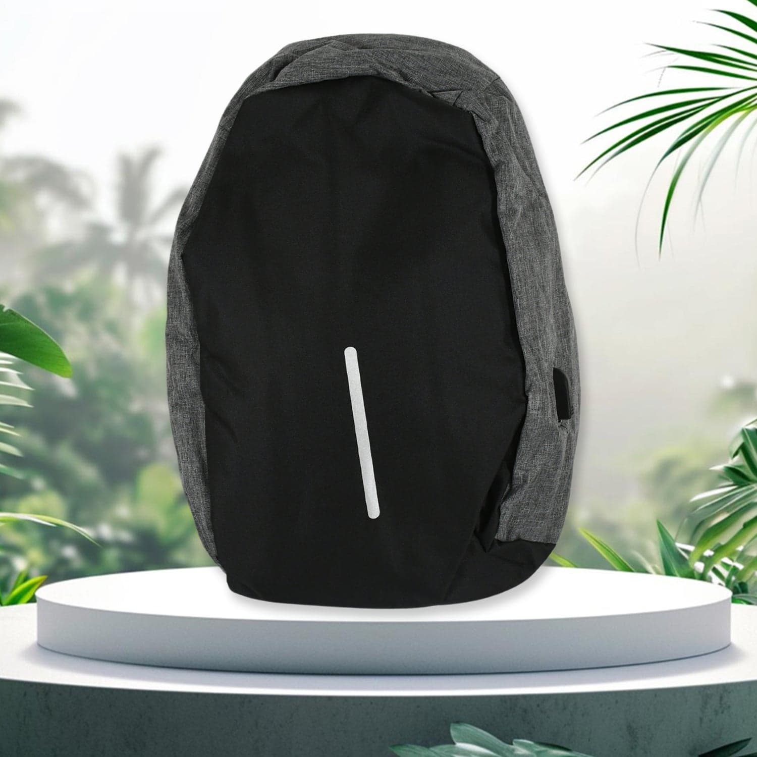 Waterproof Anti-Theft Crossbody Sling Bag of PU Leather with USB Charging thumbnail 10