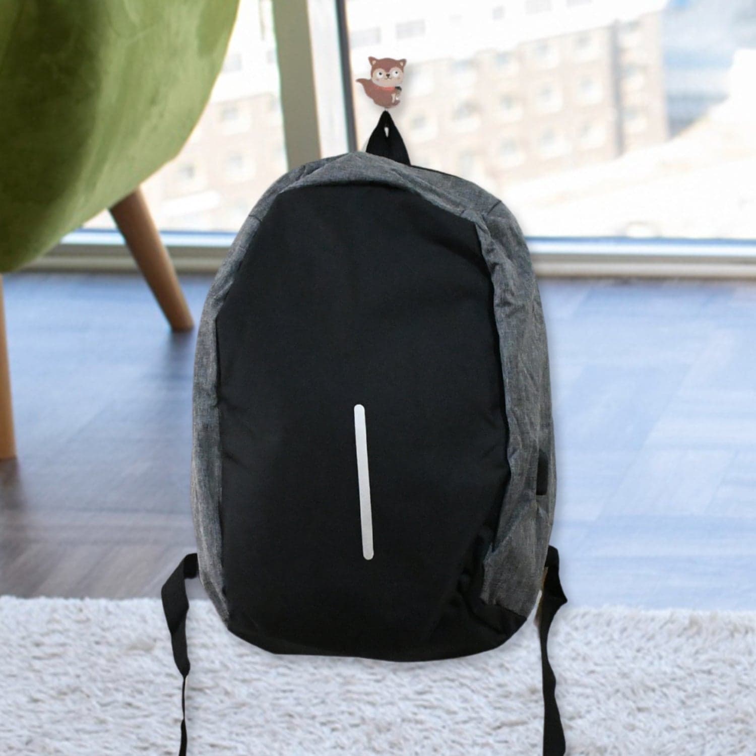 Waterproof Anti-Theft Crossbody Sling Bag of PU Leather with USB Charging thumbnail 12