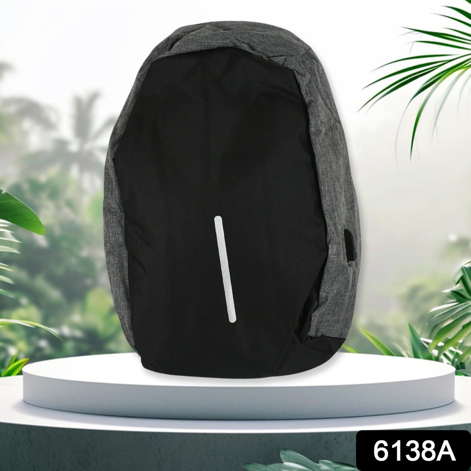 Waterproof Anti-Theft Crossbody Sling Bag of PU Leather with USB Charging thumbnail 2