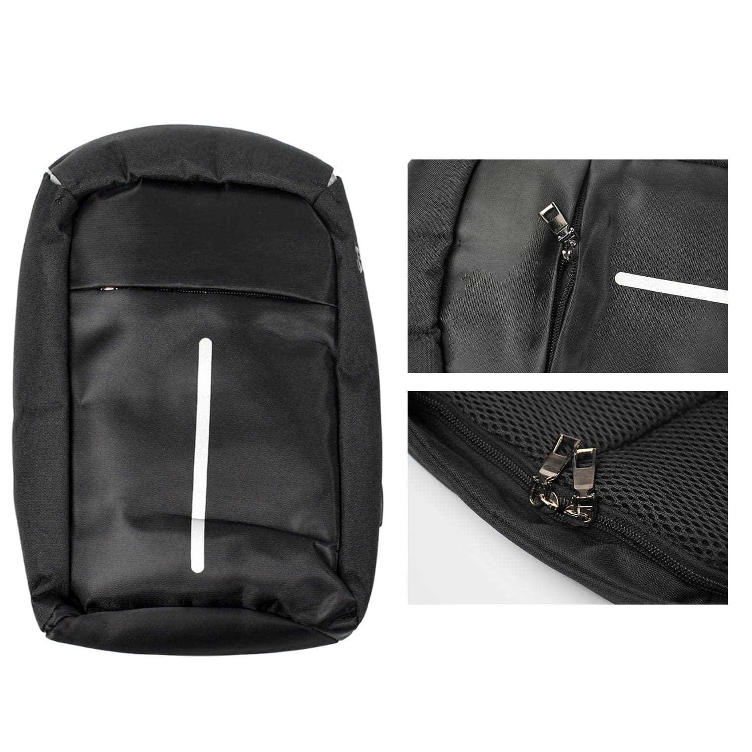 Waterproof Anti-Theft Crossbody Sling Bag of PU Leather with USB Charging thumbnail 5