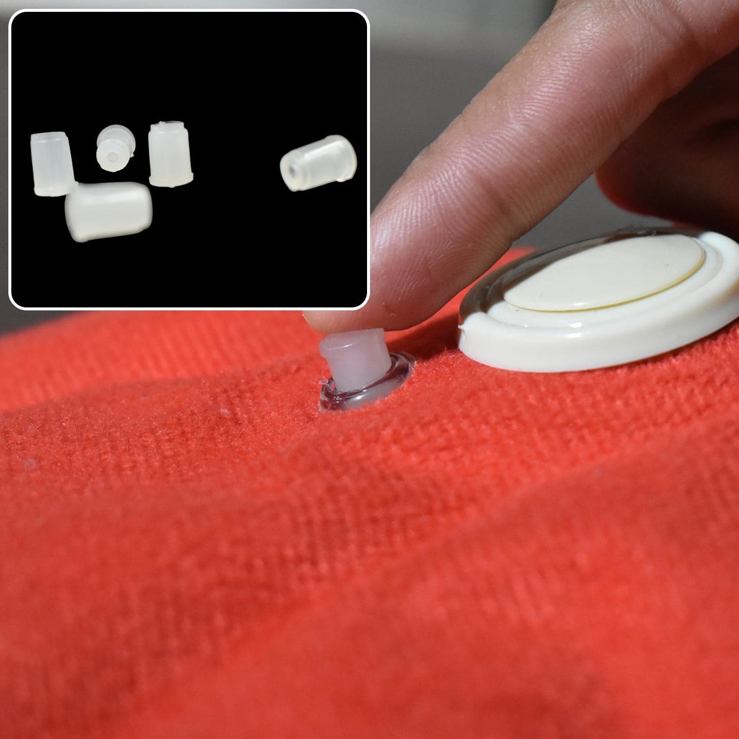 5 Pc Hot Water Bag in Water Stopper used as a stopper while injecting nails on walls etc. thumbnail 4