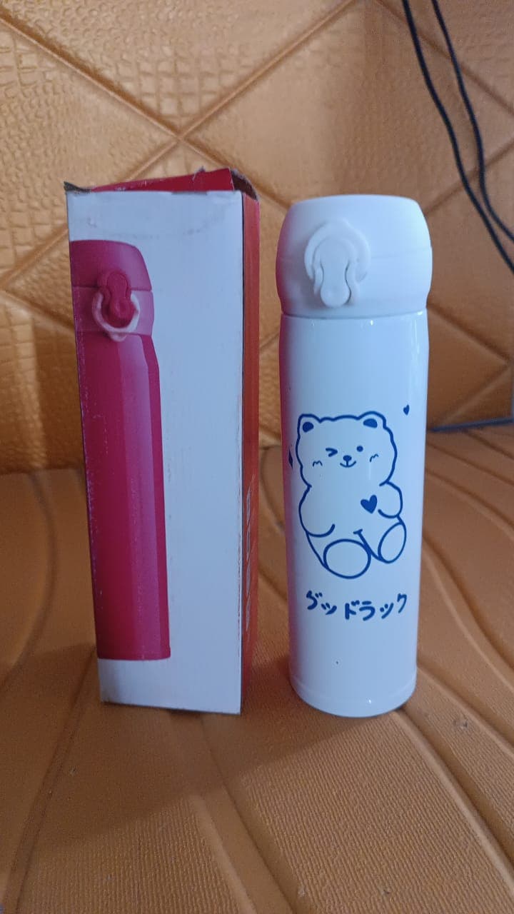 Stainless Steel Insulated Reusable Kids Water Bottle (500 ML Approx) thumbnail 7