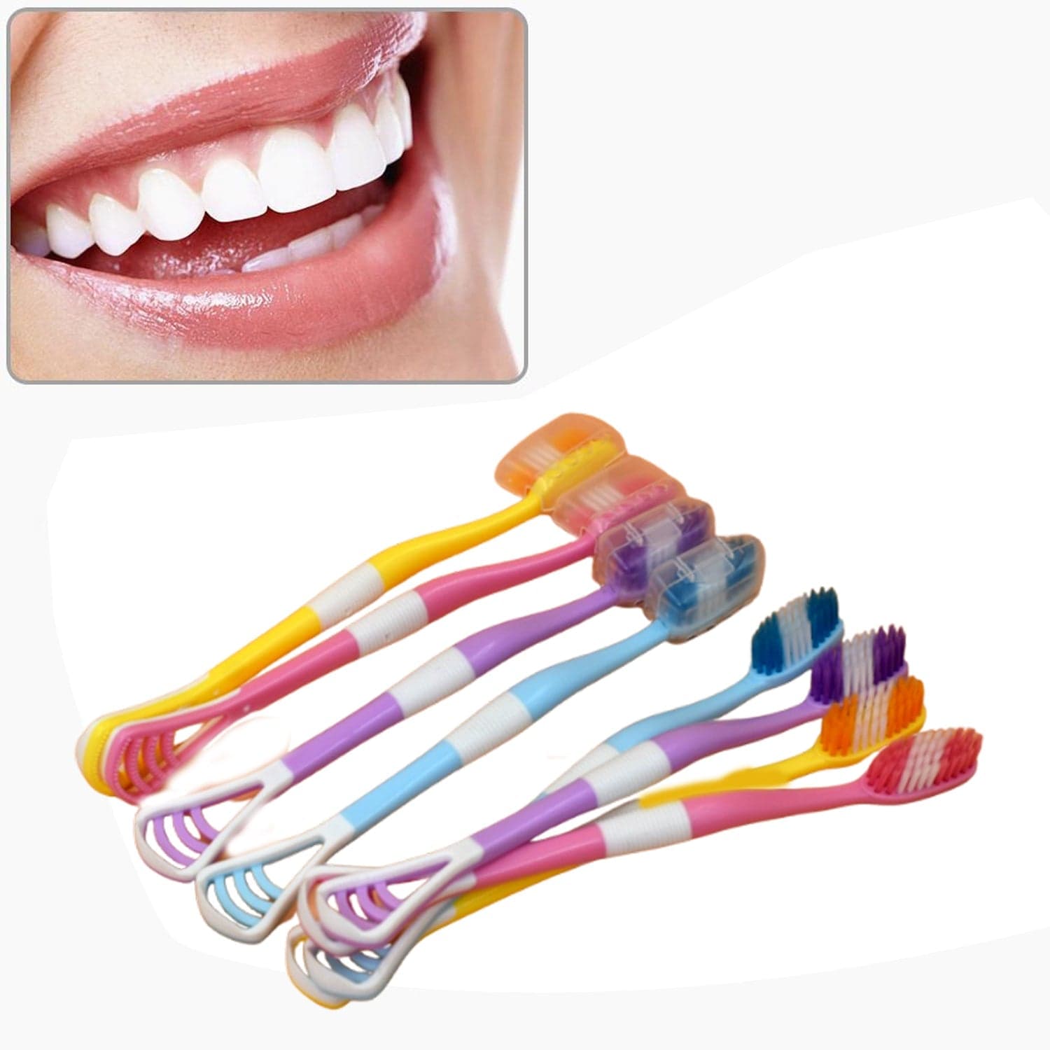 8 Pc 2-in-1 Toothbrush Case for Family Use thumbnail 8