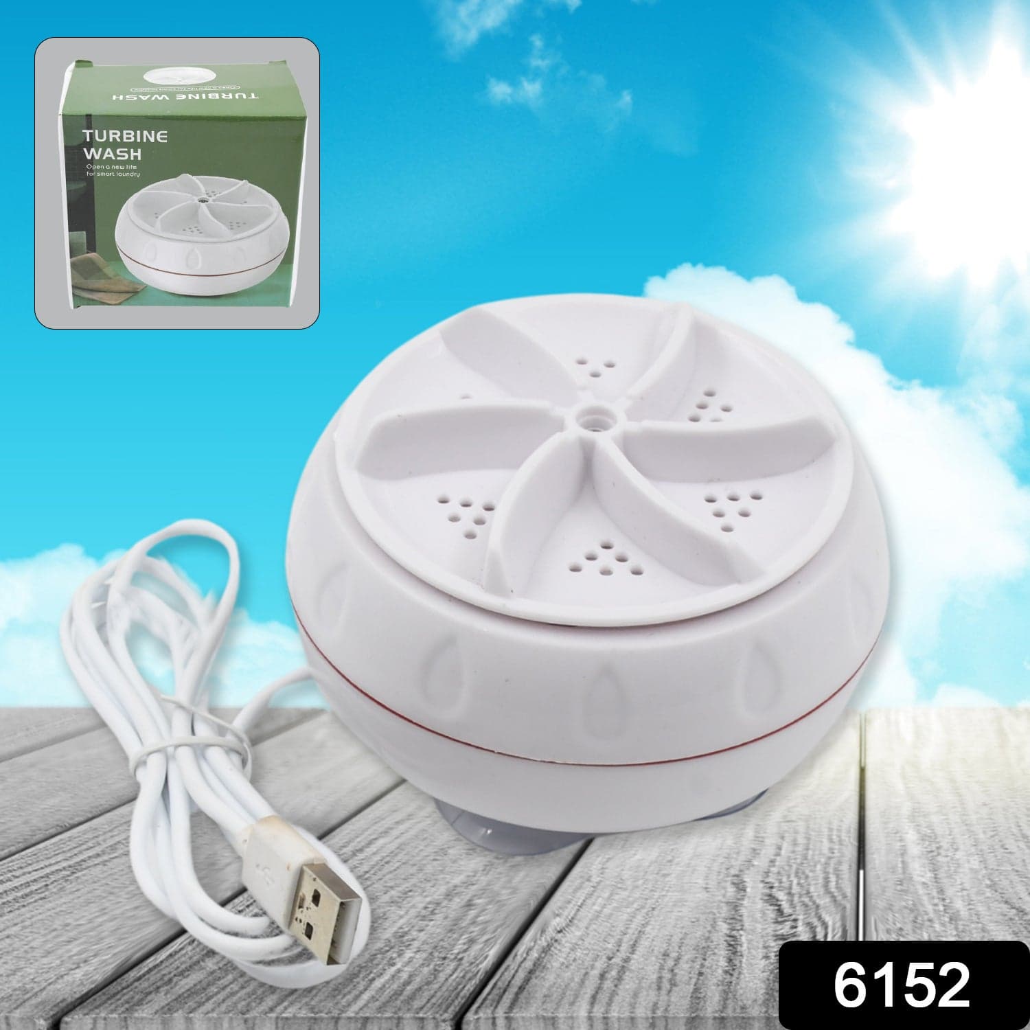 USB turbine wash used while washing cloths in all kinds of places mostly household bathrooms. thumbnail 2
