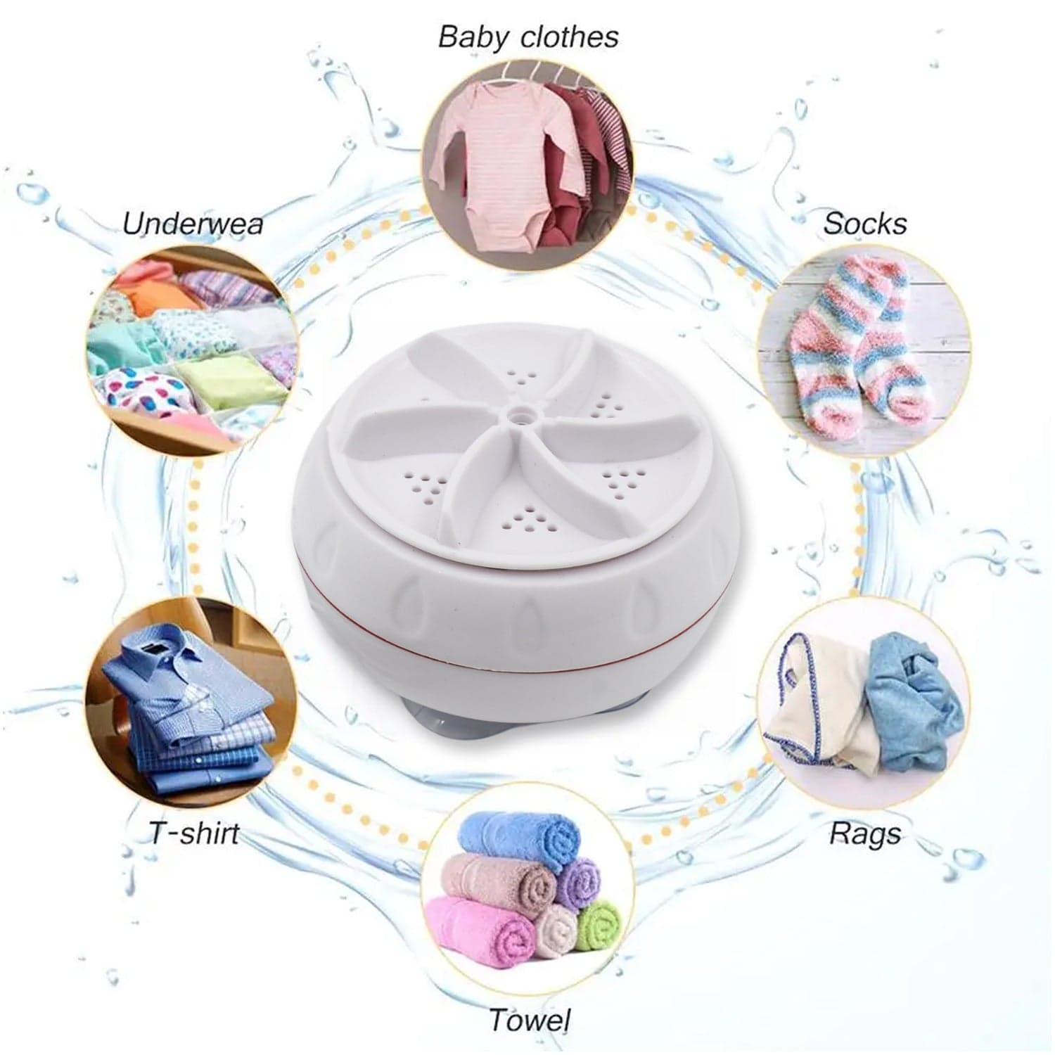 USB turbine wash used while washing cloths in all kinds of places mostly household bathrooms. thumbnail 5