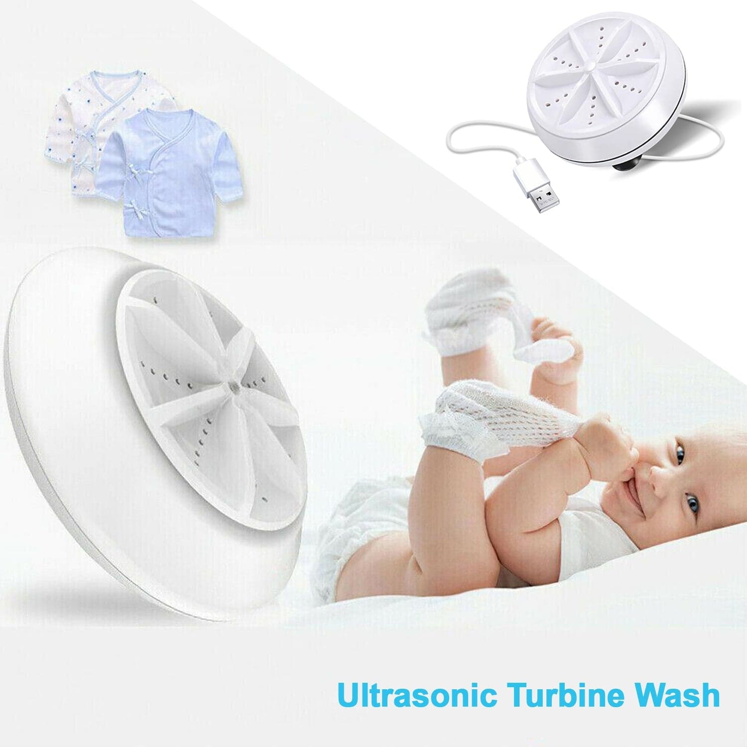 USB turbine wash used while washing cloths in all kinds of places mostly household bathrooms. thumbnail 7
