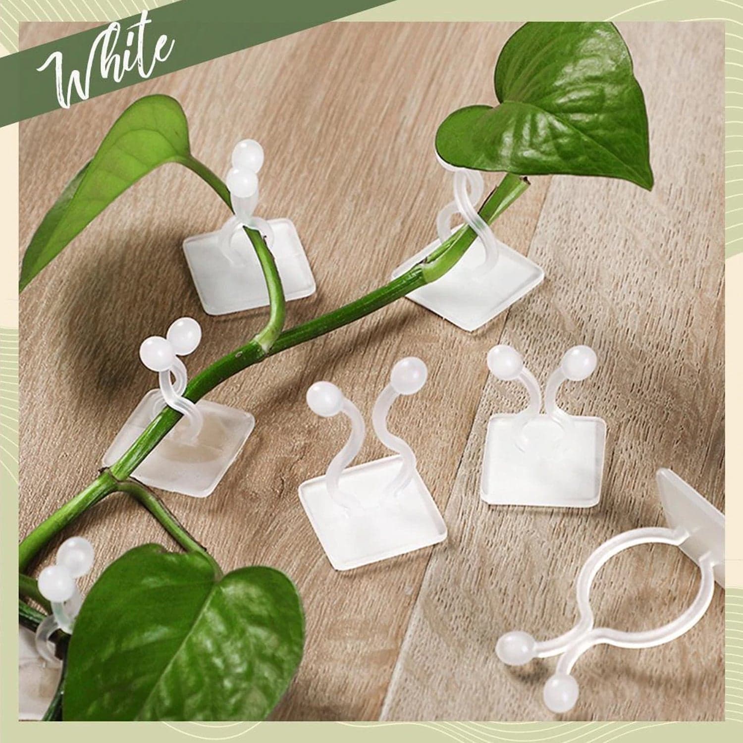 wall Plant Climbing Clip widely used for holding plants and poultry purposes and all (30 Pcs Set) thumbnail 7