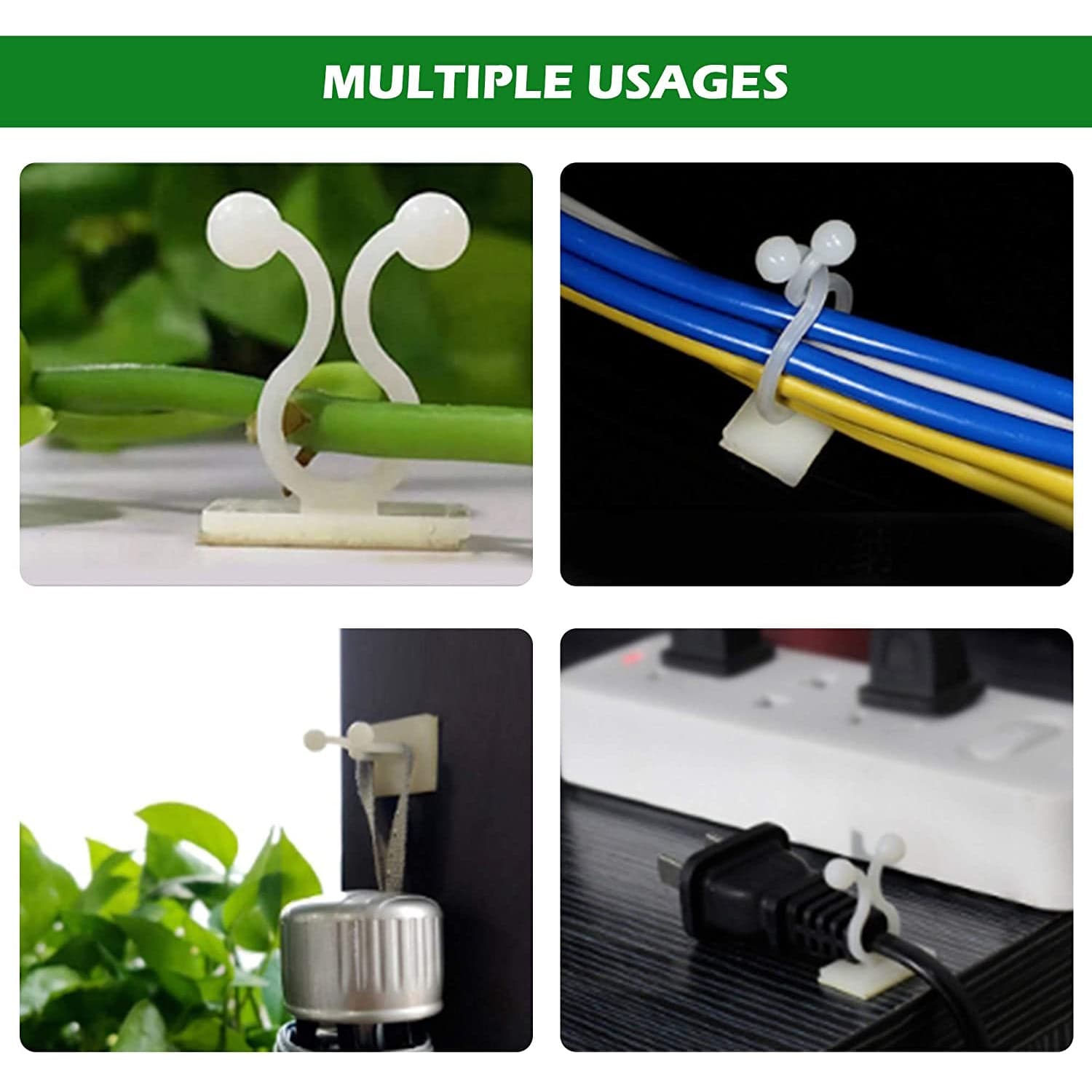 wall Plant Climbing Clip widely used for holding plants and poultry purposes and all (30 Pcs Set) thumbnail 8