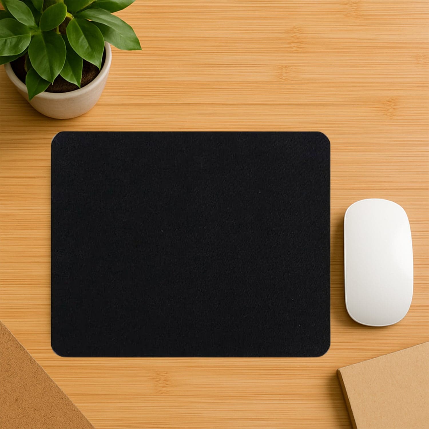 Simple Mouse Pad Used For Mouse While Using Computer. thumbnail 1