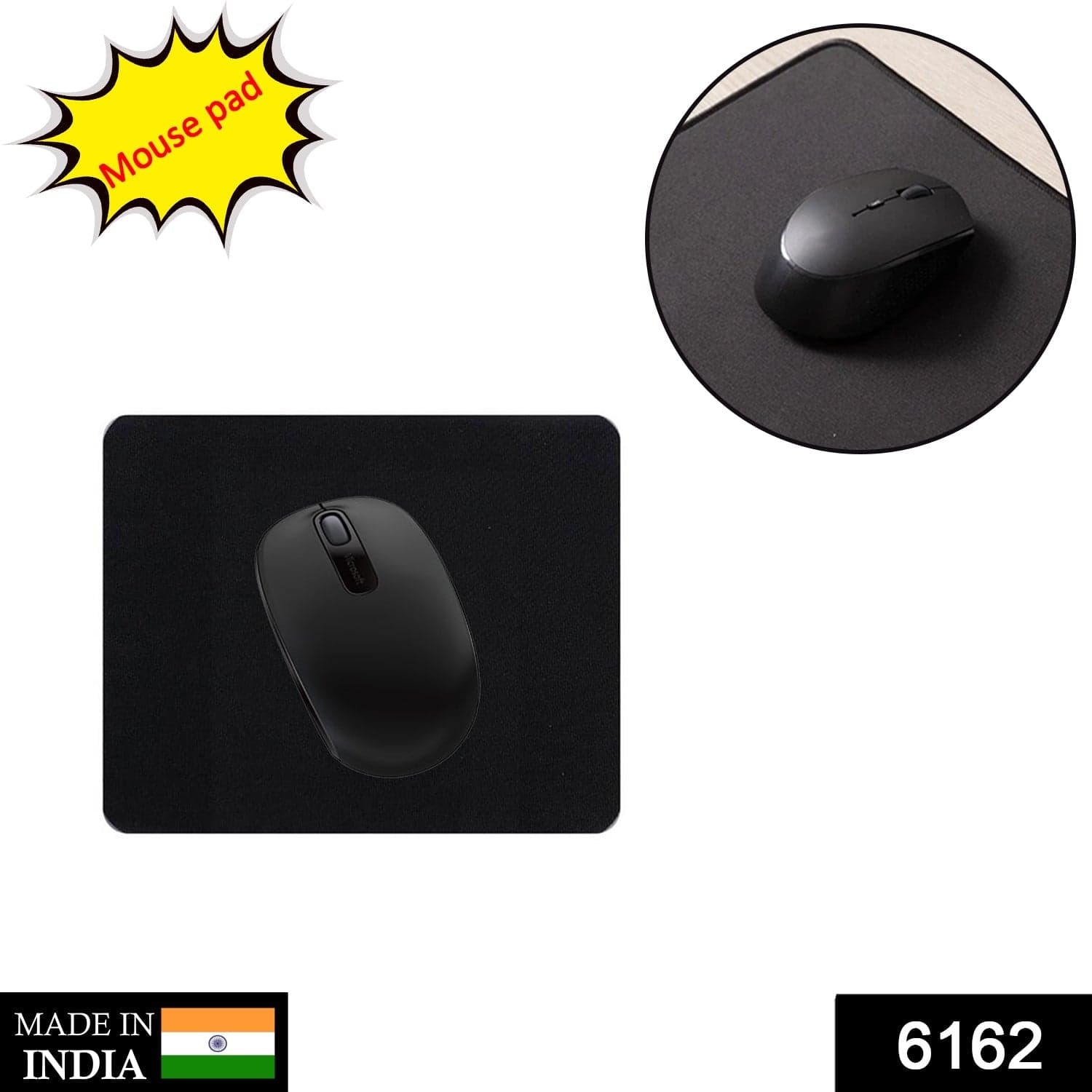 Simple Mouse Pad Used For Mouse While Using Computer. thumbnail 2