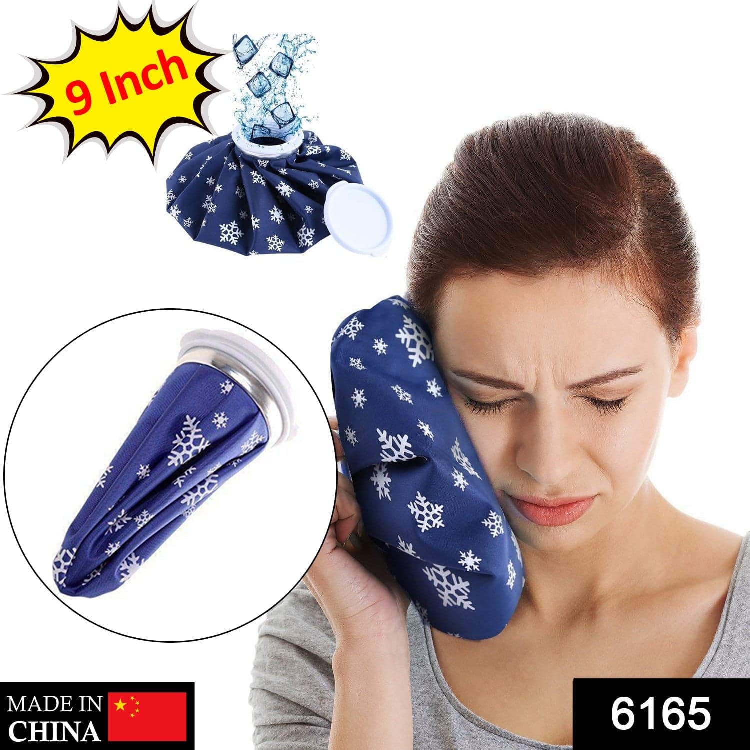 Pain Reliever Ice Bag Used To Overcome Joints Pain In Body. thumbnail 2