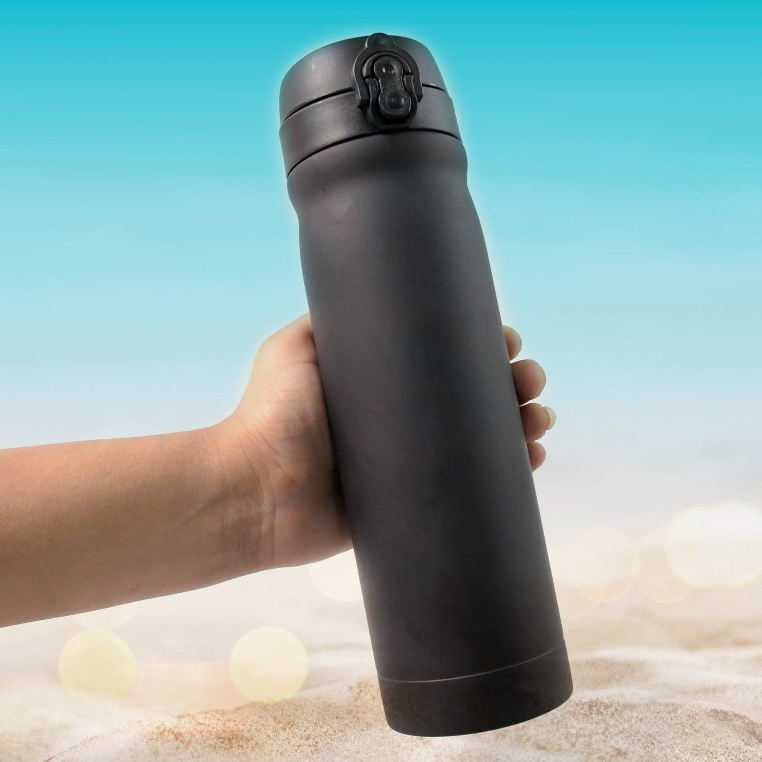 Stainless Steel Vacuum Thermal Insulation Water Bottle (500ml) thumbnail 6