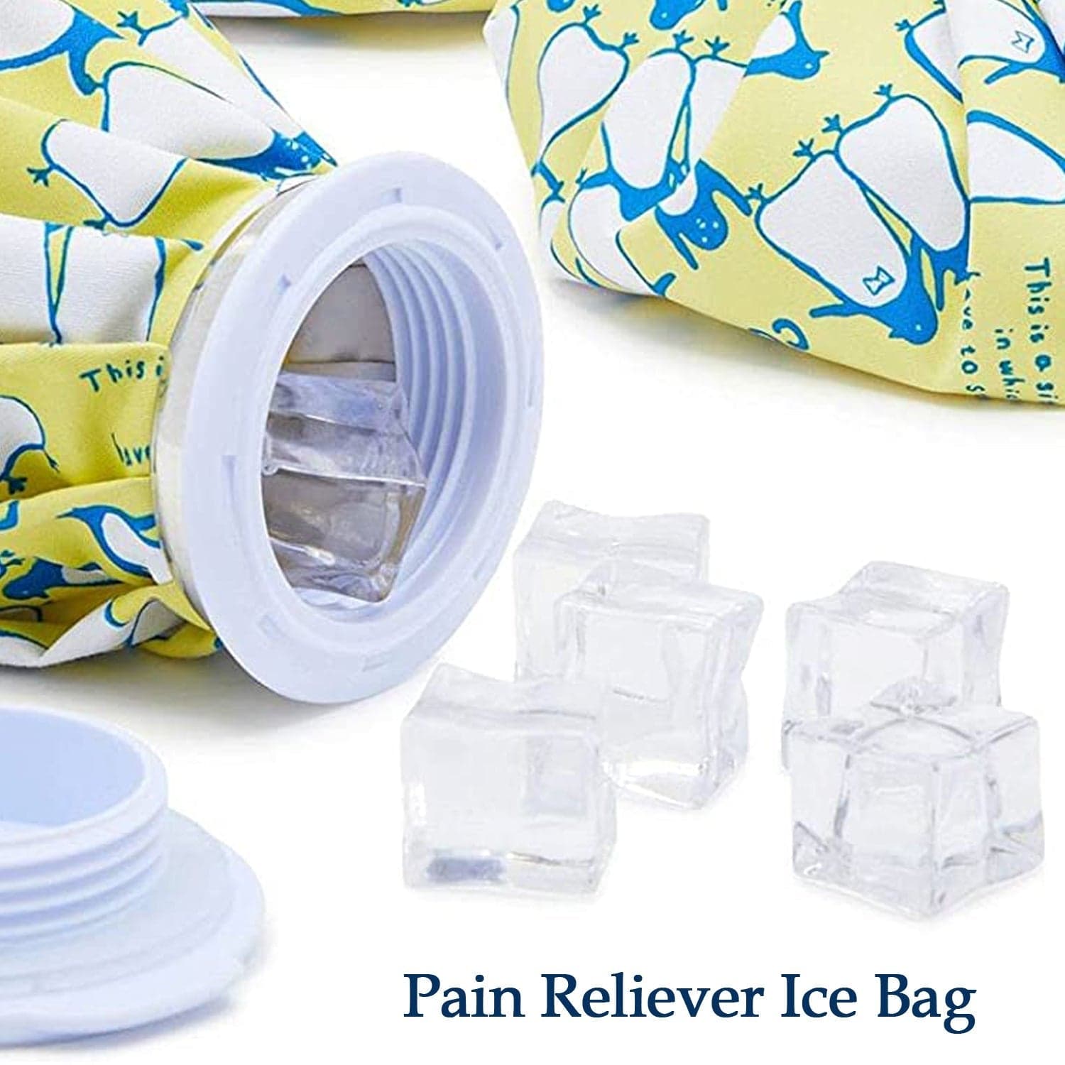Pain Reliever Ice Bag Used To Overcome Joints And Muscles Pain In The Body. thumbnail 7