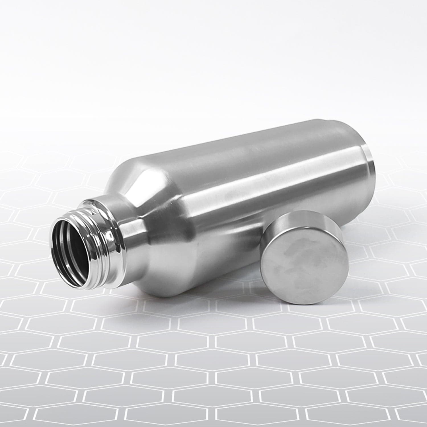 Stainless Steel Water Bottle (1000ML / 1 Pc / Steel) thumbnail 3