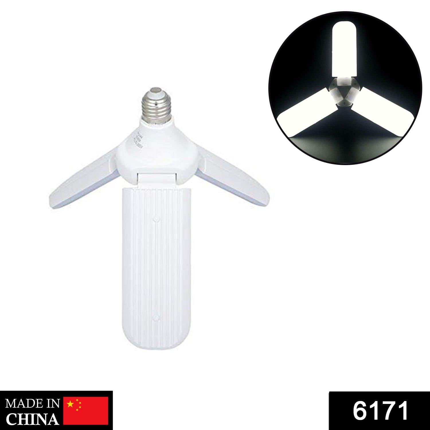 Fan Blade LED Light Bulb, Super Bright Angle Adjustable Home Ceiling thumbnail 2
