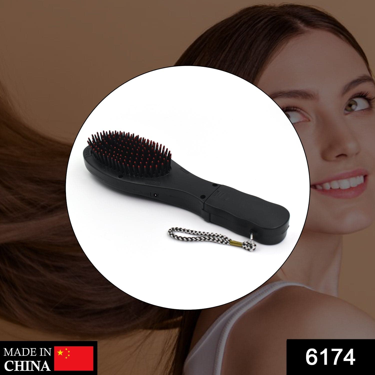 Electric Vibrating Massager Comb Hair Brush Comb massager, Hair accessories thumbnail 2