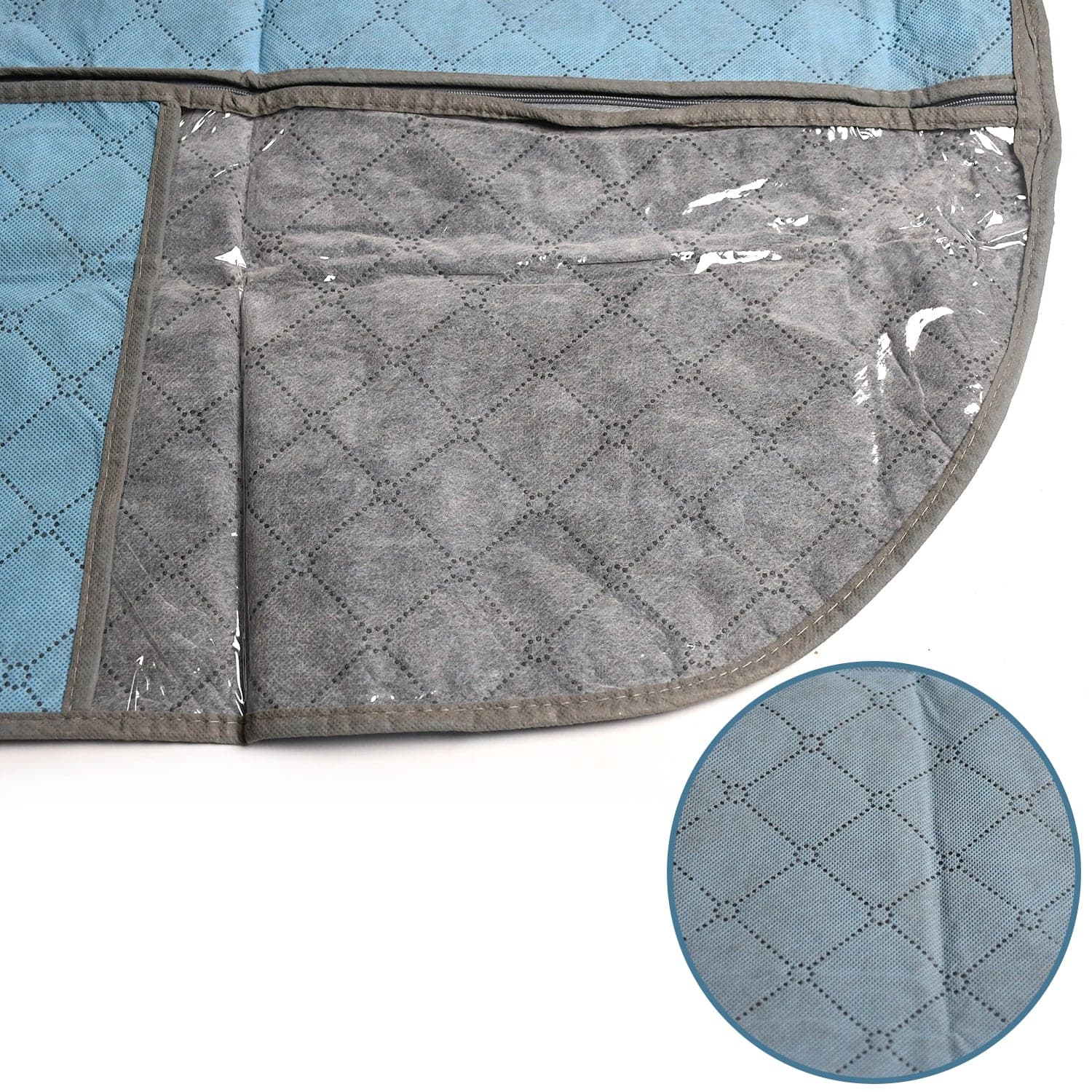 Foldable Non Woven Men's Coat Blazer Suit Cover men's coat blazer cover fold over breathable garment bag suit cover. thumbnail 3