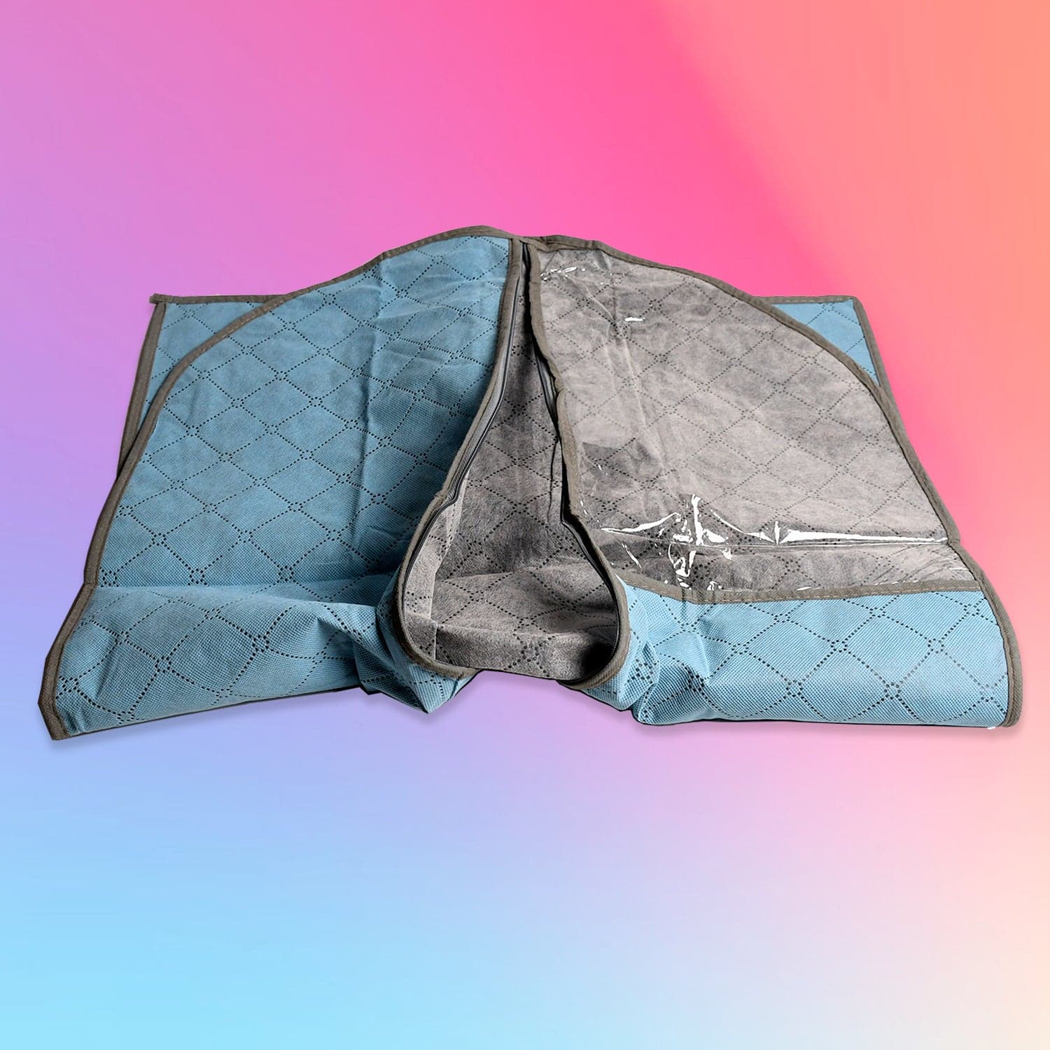 Foldable Non Woven Men's Coat Blazer Suit Cover men's coat blazer cover fold over breathable garment bag suit cover. thumbnail 8