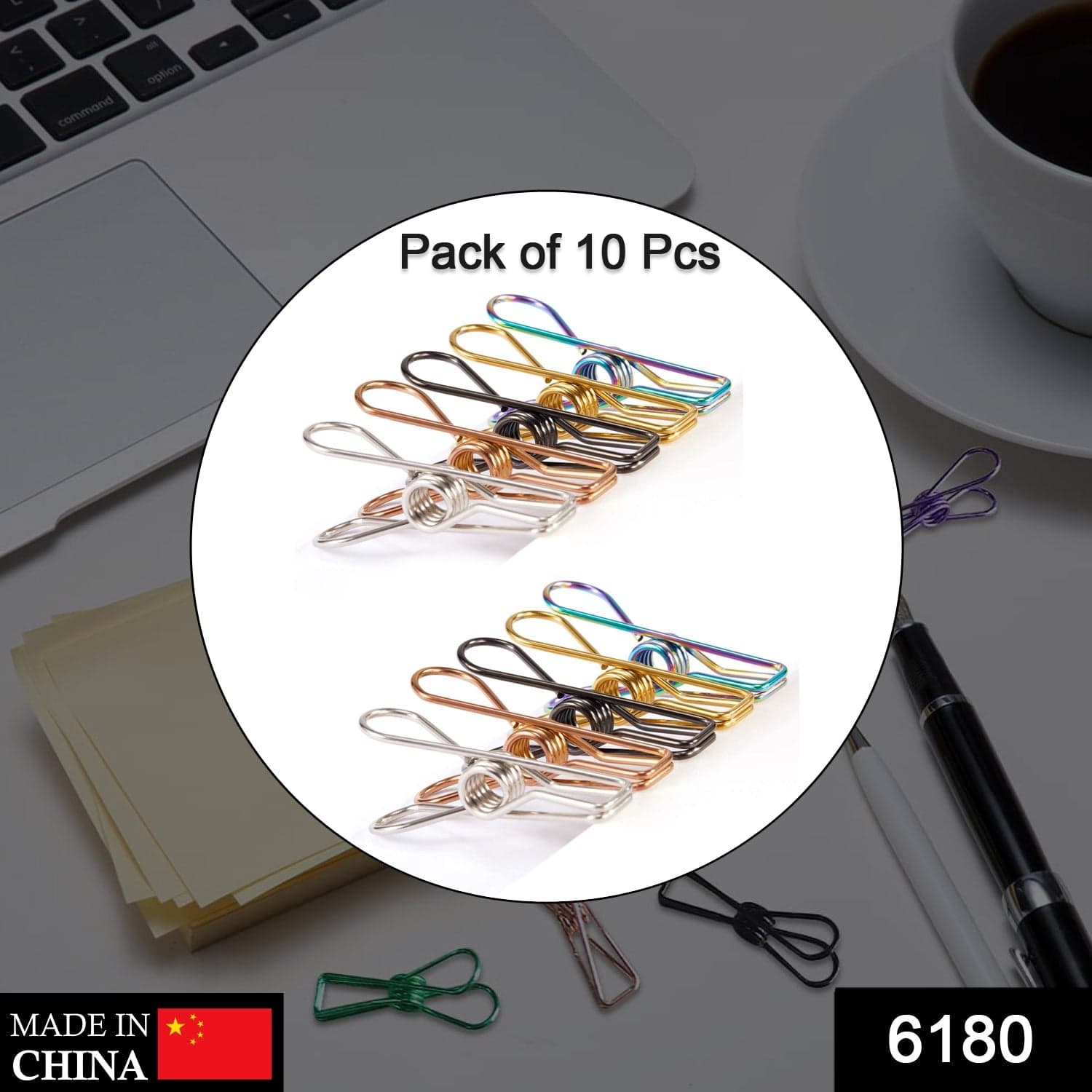 Stainless Steel Multipurpose Sturdy Clothes Hanging Clips thumbnail 2