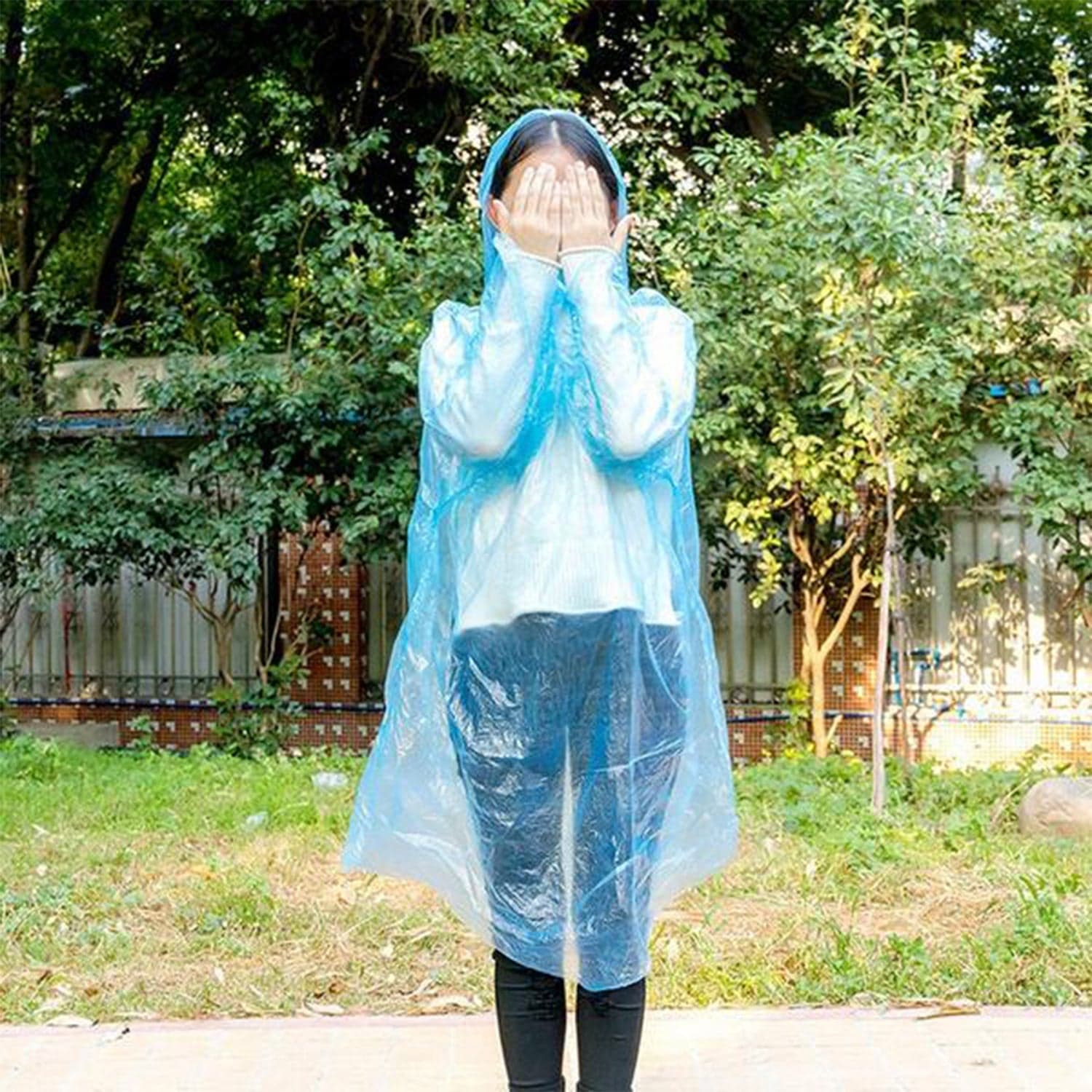 Disposable Rain Coat For Having Prevention From Rain And Storms To Keep Yourself Clean And Dry. thumbnail 4