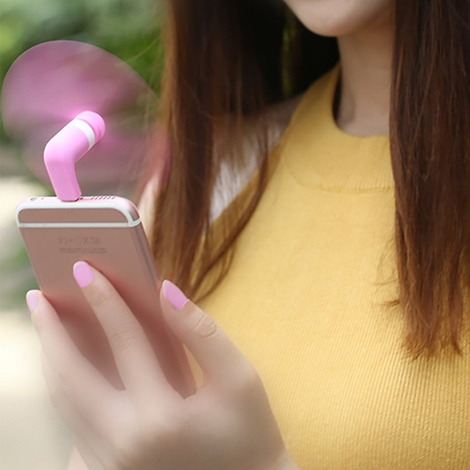 Mini Usb Fan For Having Cool Air Instantly, Anywhere And Anytime Purposes (Micro Port / Mix Color) thumbnail 3