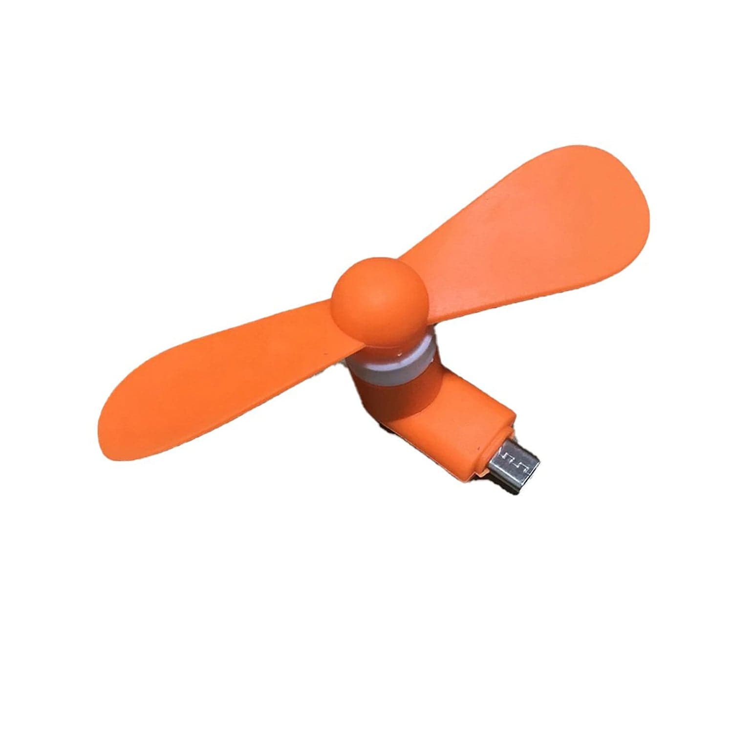 Mini Usb Fan For Having Cool Air Instantly, Anywhere And Anytime Purposes (Micro Port / Mix Color) thumbnail 4
