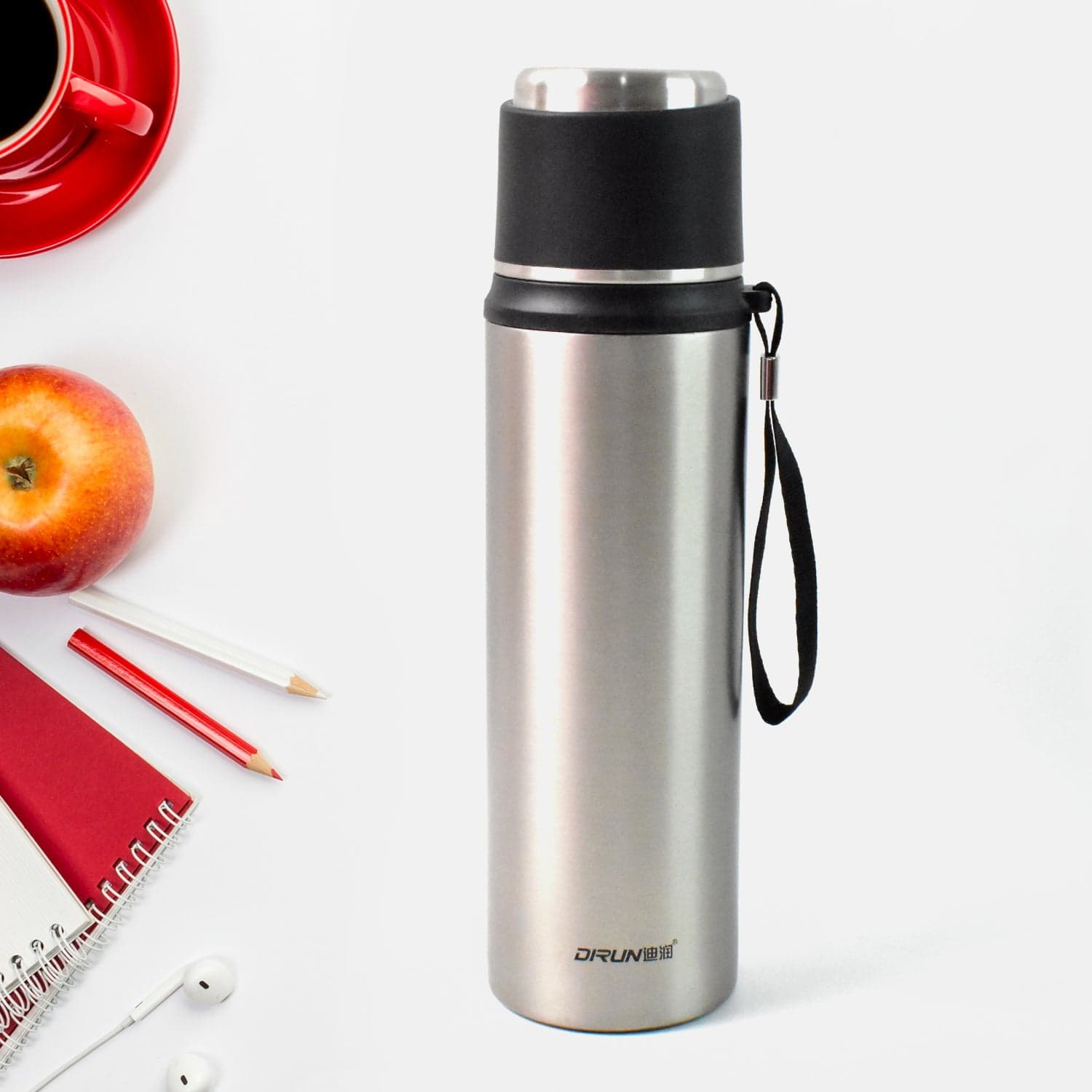 Stainless Steel Vacuum Water Bottle Approx 700Ml 1 Pc thumbnail 2