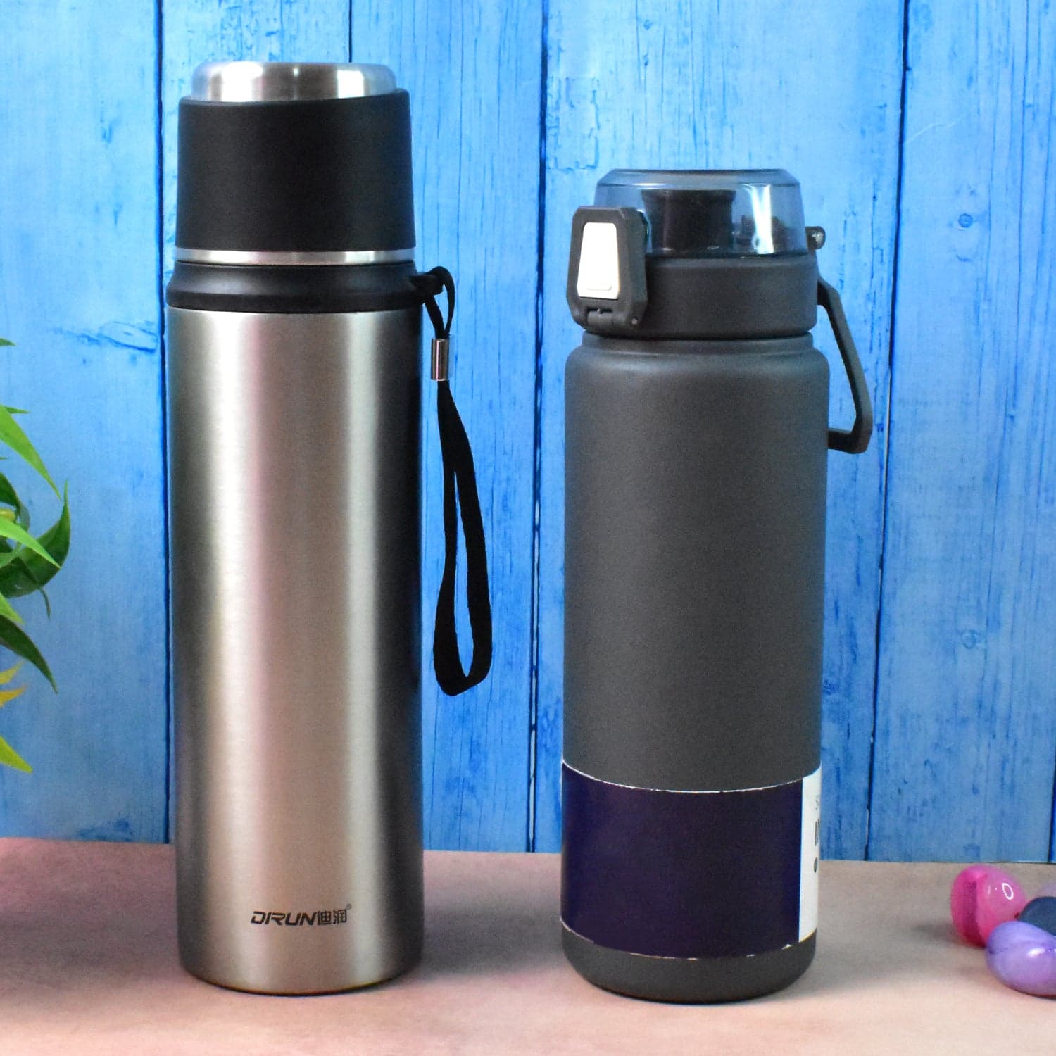Stainless Steel Vacuum Water Bottle Approx 700Ml 1 Pc thumbnail 5