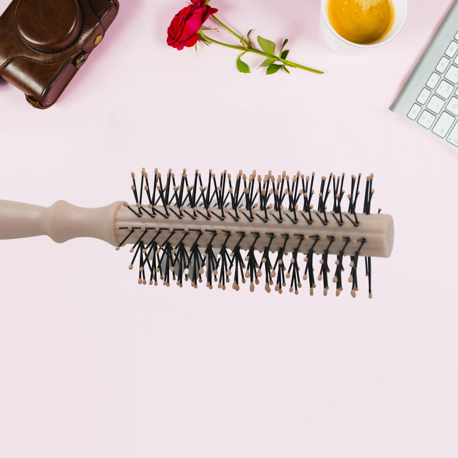 Round Hair Brush For Blow Drying & Hair Styling, Hair accessories thumbnail 3
