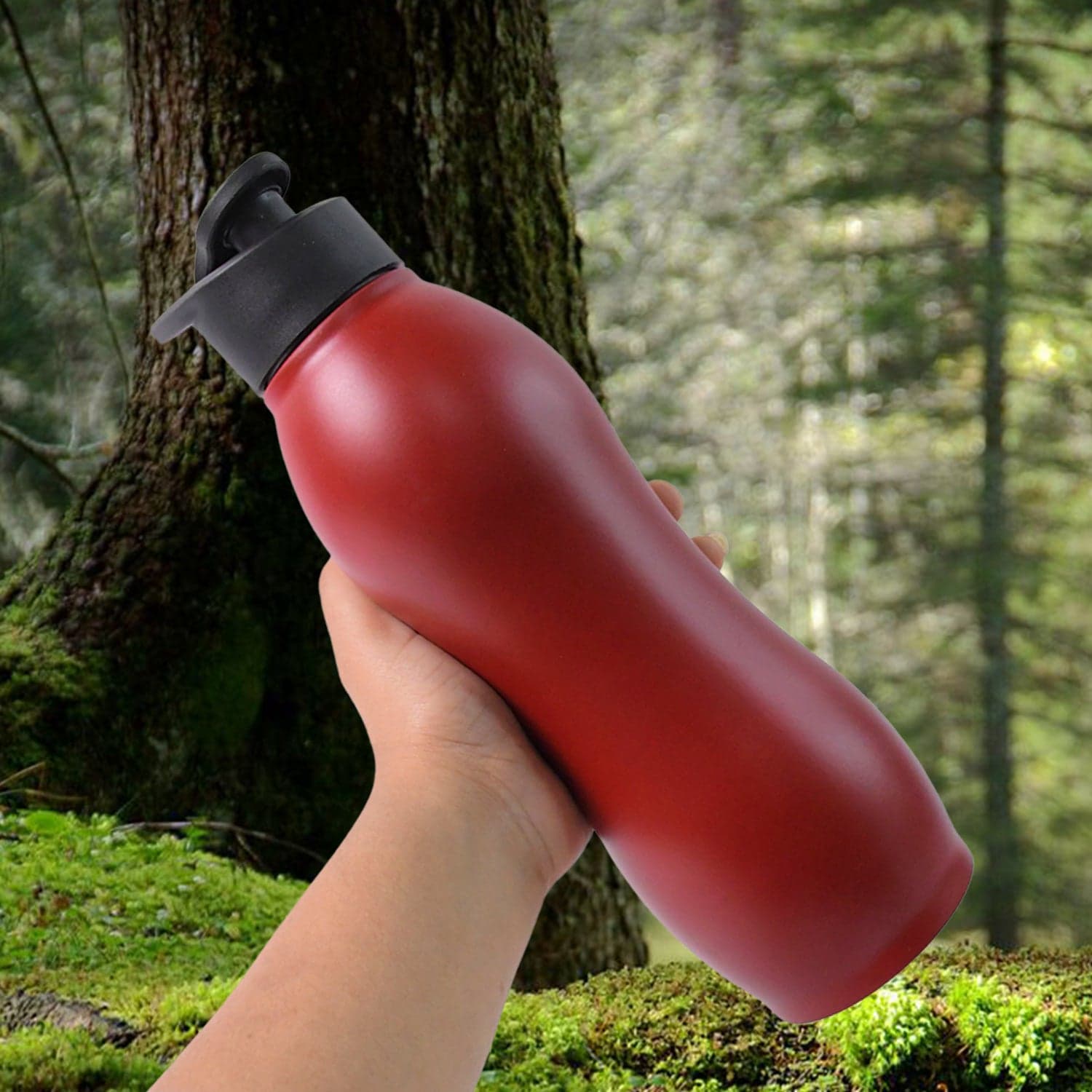Stainless Steel Water Bottle (1000ML / Mix Colour / 1 Pc / Matte) thumbnail 1