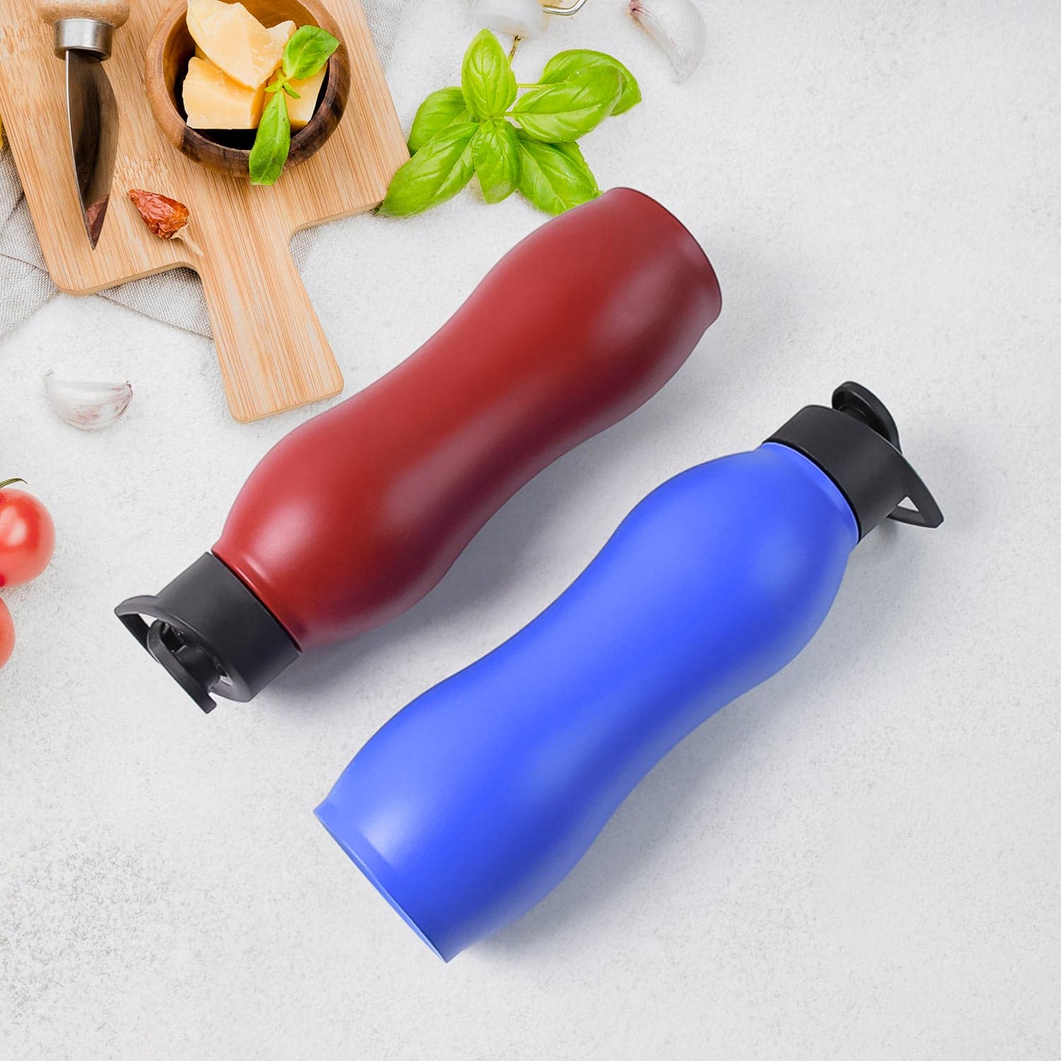 Stainless Steel Water Bottle (1000ML / Mix Colour / 1 Pc / Matte) thumbnail 6