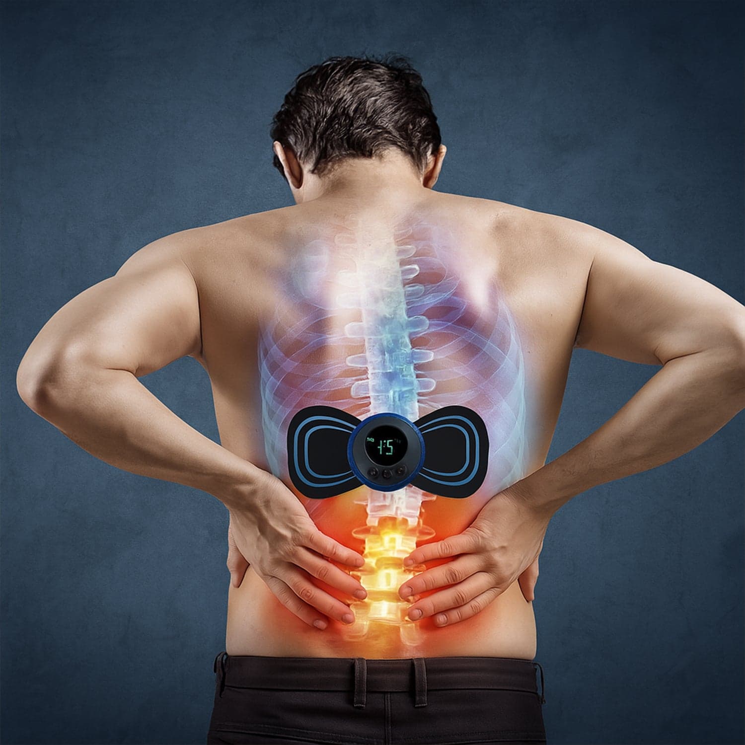 Portable USB Neck Massager Electric Neck Massager Automatic Massage Enhancer Mini Cervical Massager EMS thumbnail 1