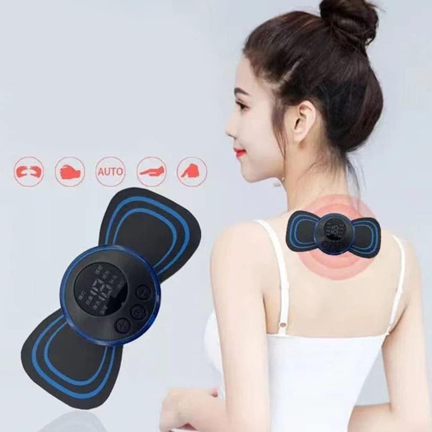 Portable USB Neck Massager Electric Neck Massager Automatic Massage Enhancer Mini Cervical Massager EMS thumbnail 7