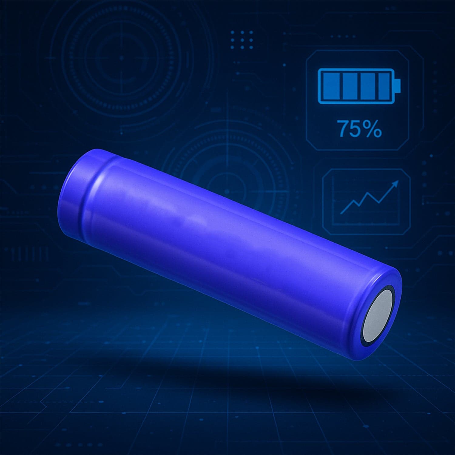 High-Capacity Released Rechargeable Batteries 3.7V 1200Mah Flat Top Lithium Rechargeable Battery (1pc) thumbnail 1