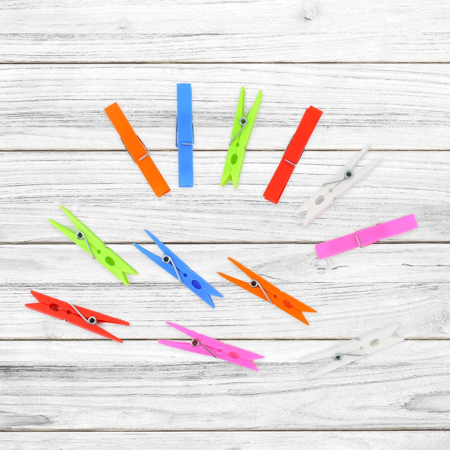 Multi Purpose Plastic Clothes Clips for Cloth Drying Clips (set of 144Pc) thumbnail 7