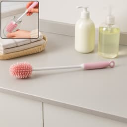 Silicone Bottle Brush Cleaner Brush For Hydro Flask/Vacuum Sports Bottle Vases/Glassware/Water Bottle Cleaner Brushes