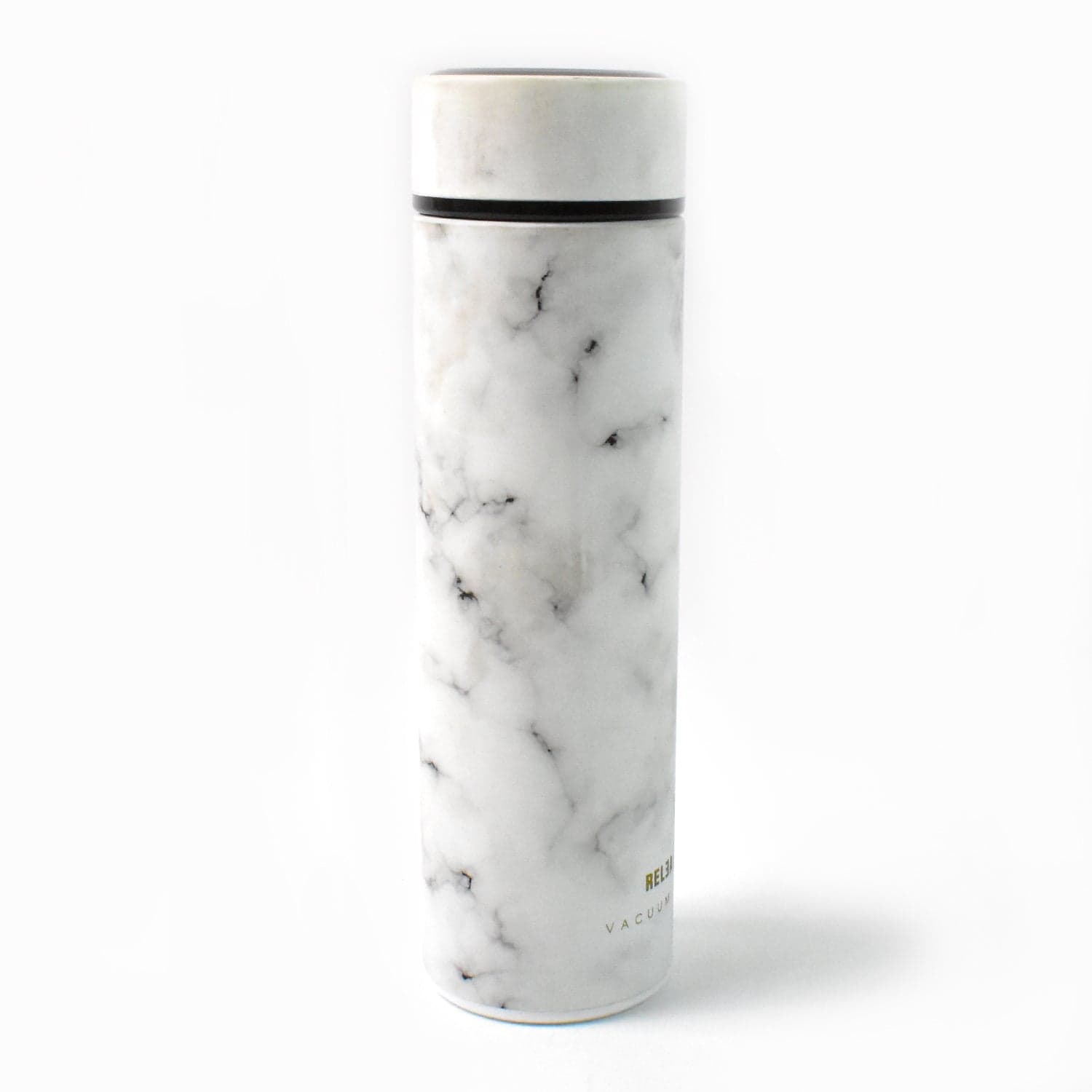 Stainless Steel Temperature Insulated Water Bottle With Marble Pattern (500ml Approx) thumbnail 5