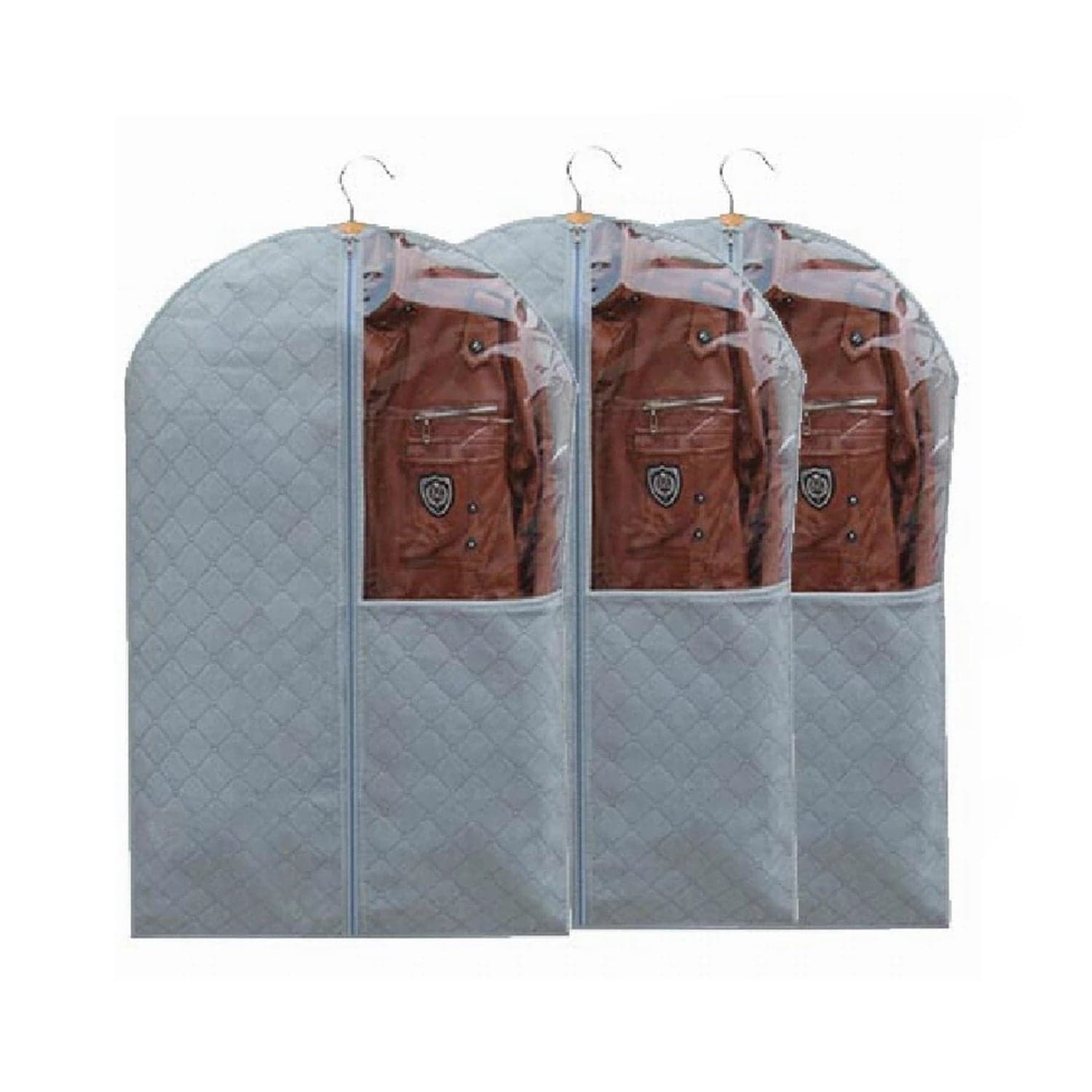 Foldable Non Woven Men's Coat Blazer Suit Cover men's coat blazer cover fold over breathable garment bag suit cover. ID-6225 thumbnail 5