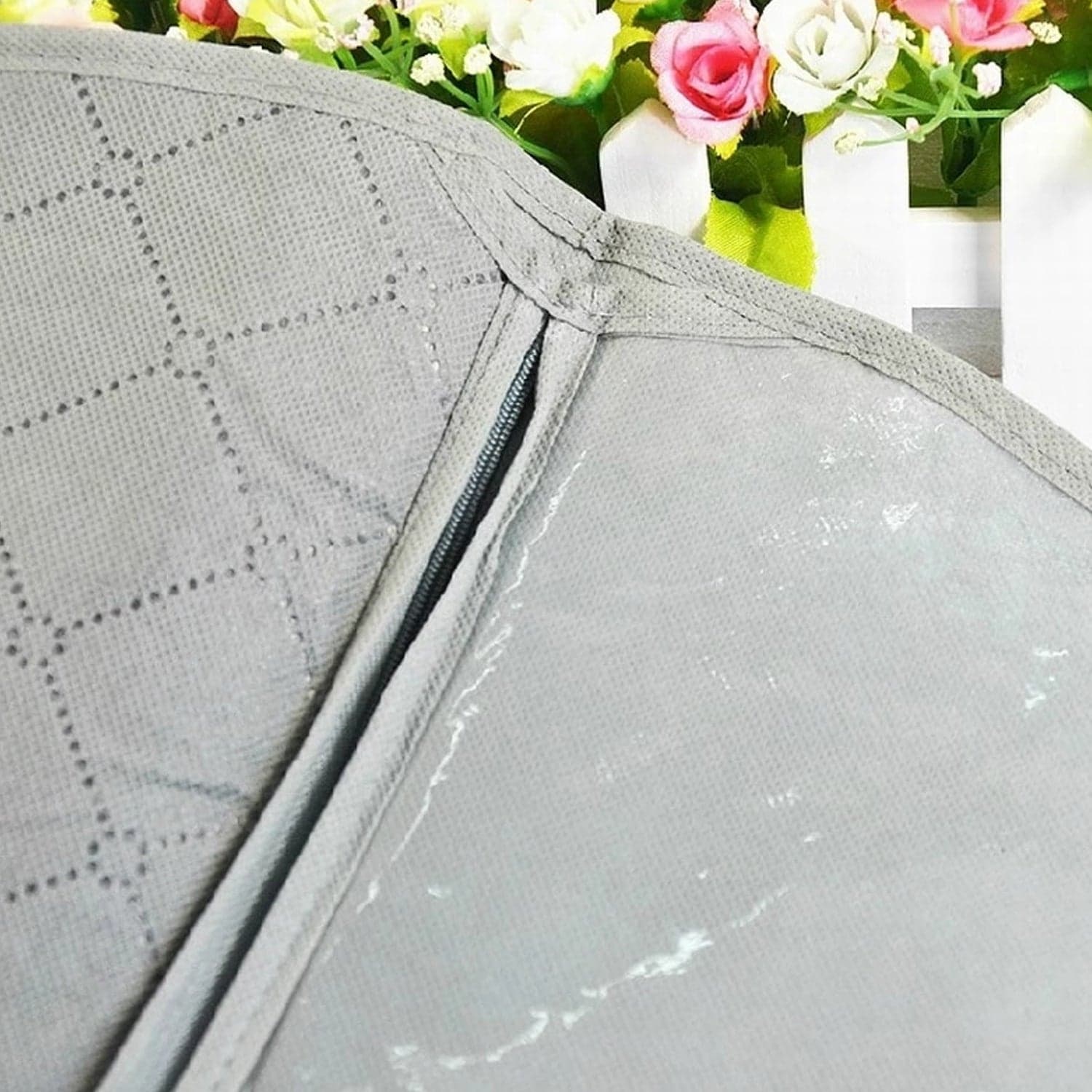 Foldable Non Woven Men's Coat Blazer Suit Cover men's coat blazer cover fold over breathable garment bag suit cover. ID-6225 thumbnail 8